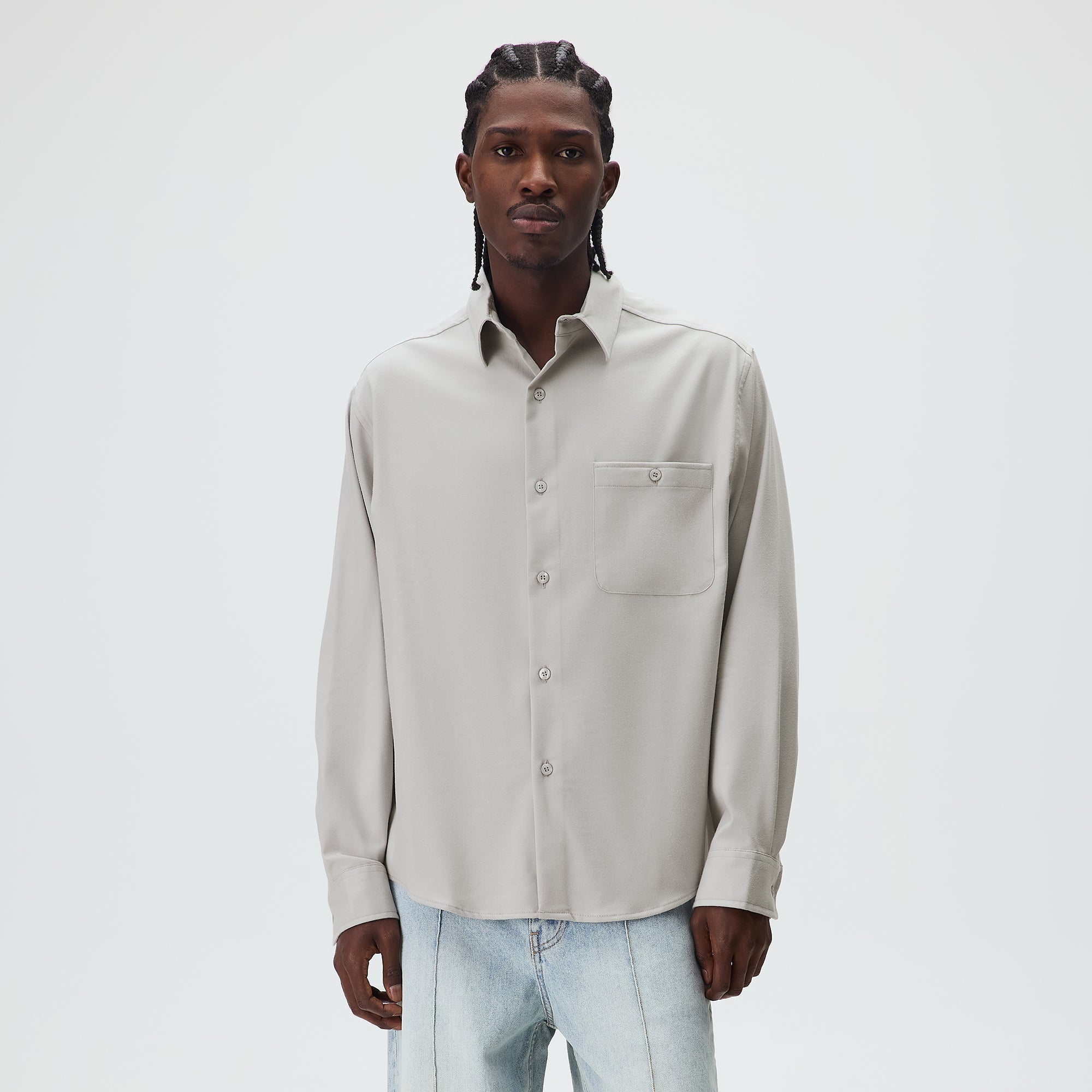 Kith Flannel Tomas Buttondown Shirt - Atom – Kith Japan