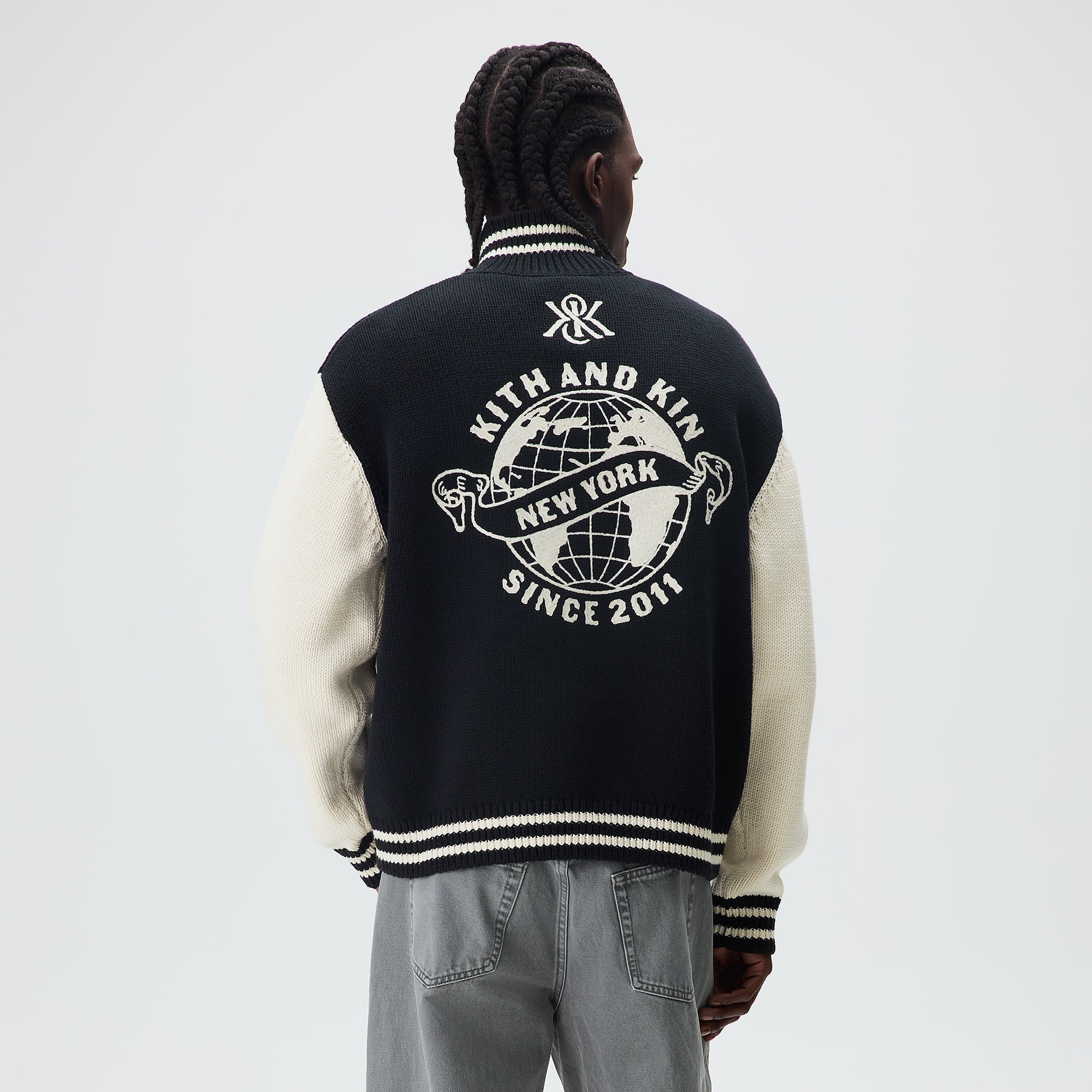 Kith Quarter Zip Wyona Sweater - Ink – Kith Japan