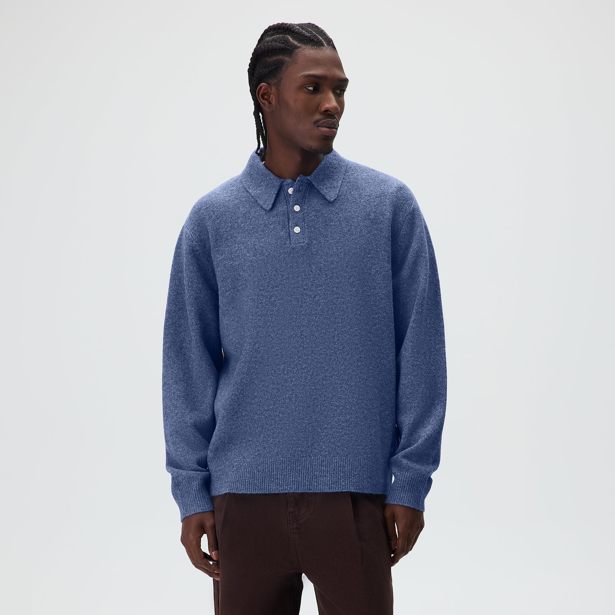 Kith Marled Harmon Rugby Pullover - Farrow – Kith Japan