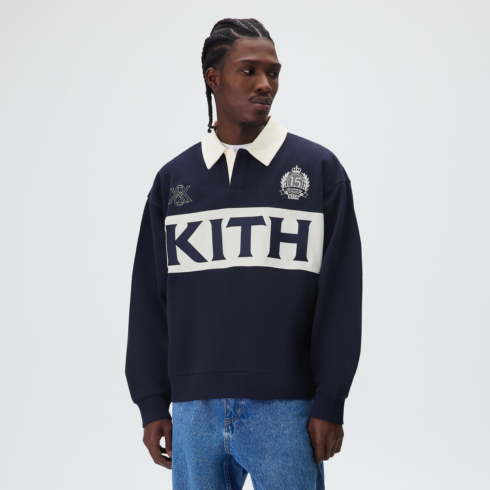 Kith Nelson Rugby Pullover - Nocturnal – Kith Japan