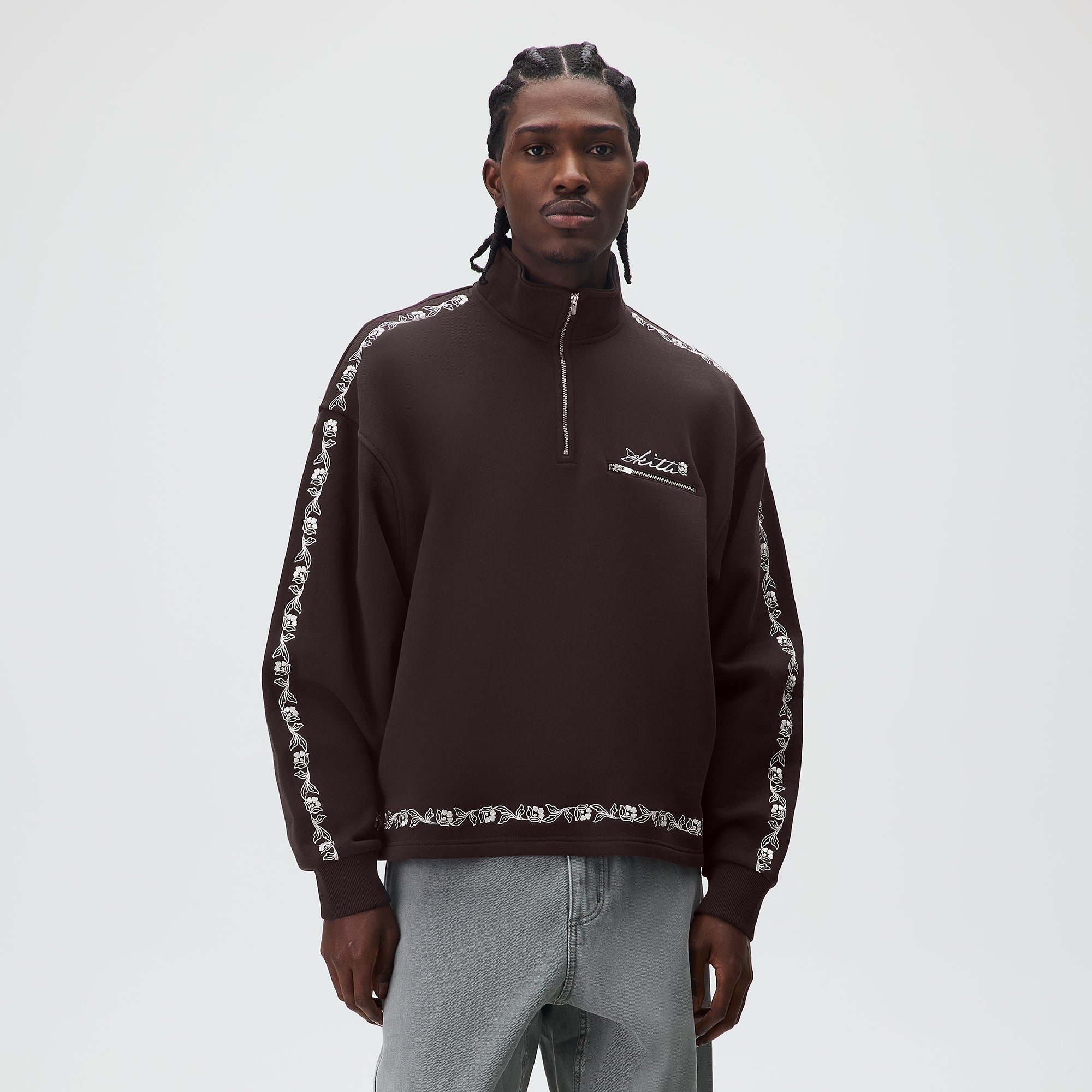 Kith Floral Queensbridge Quarter Zip - Incognito – Kith Japan