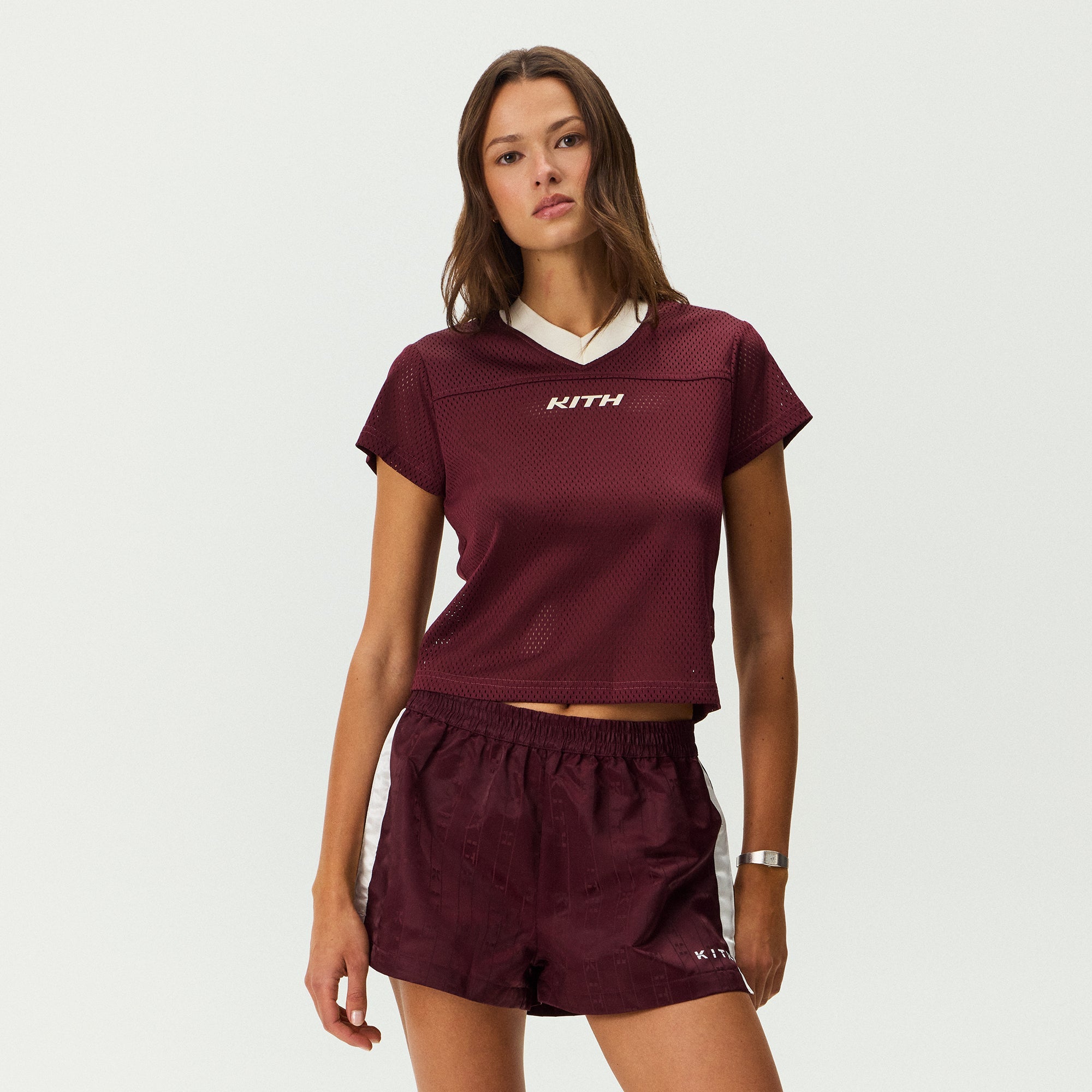 Kith Women Nicci Mesh Jersey - Magma – Kith Japan