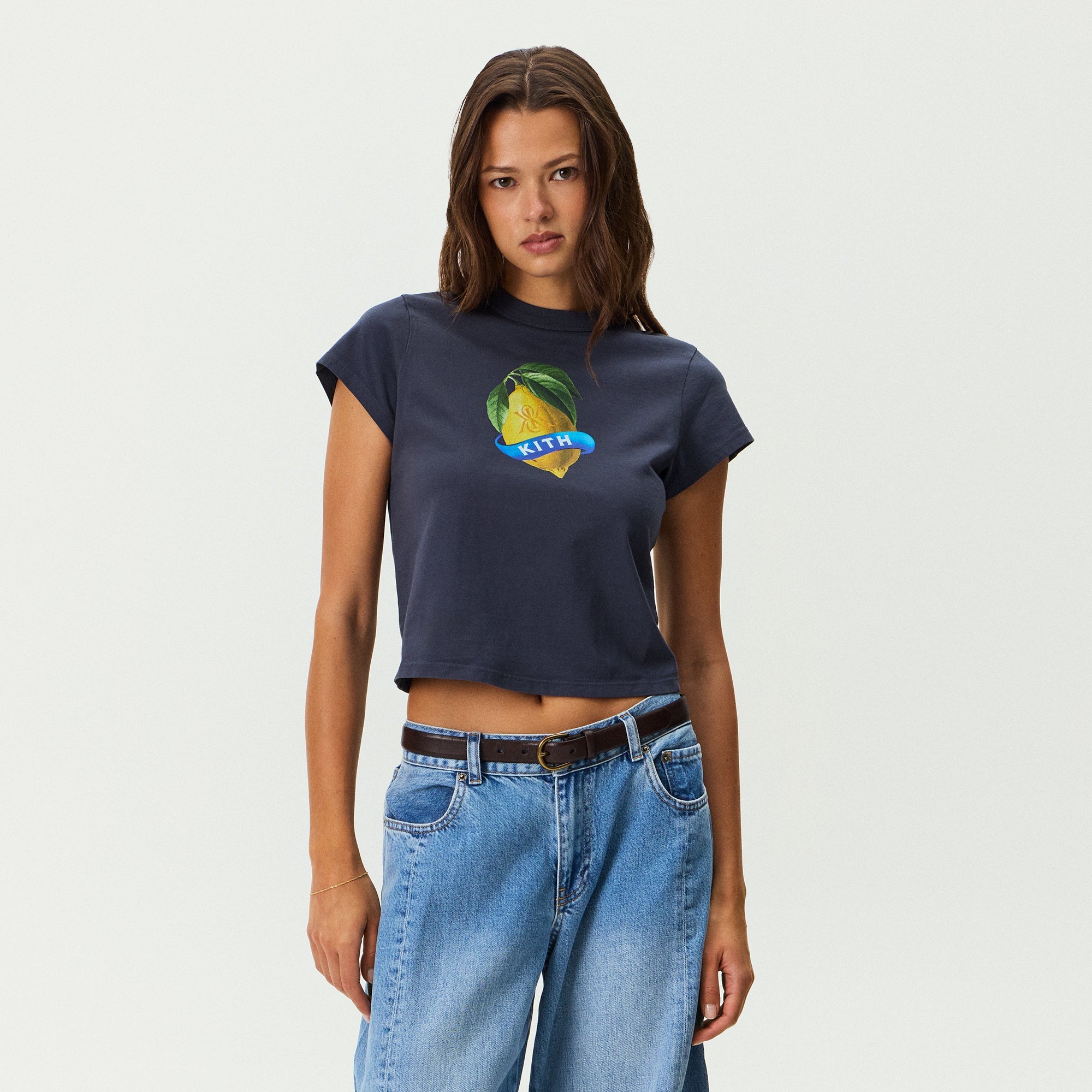 Kith Women Mulberry Vintage Lemon Tee - Nocturnal – Kith Japan