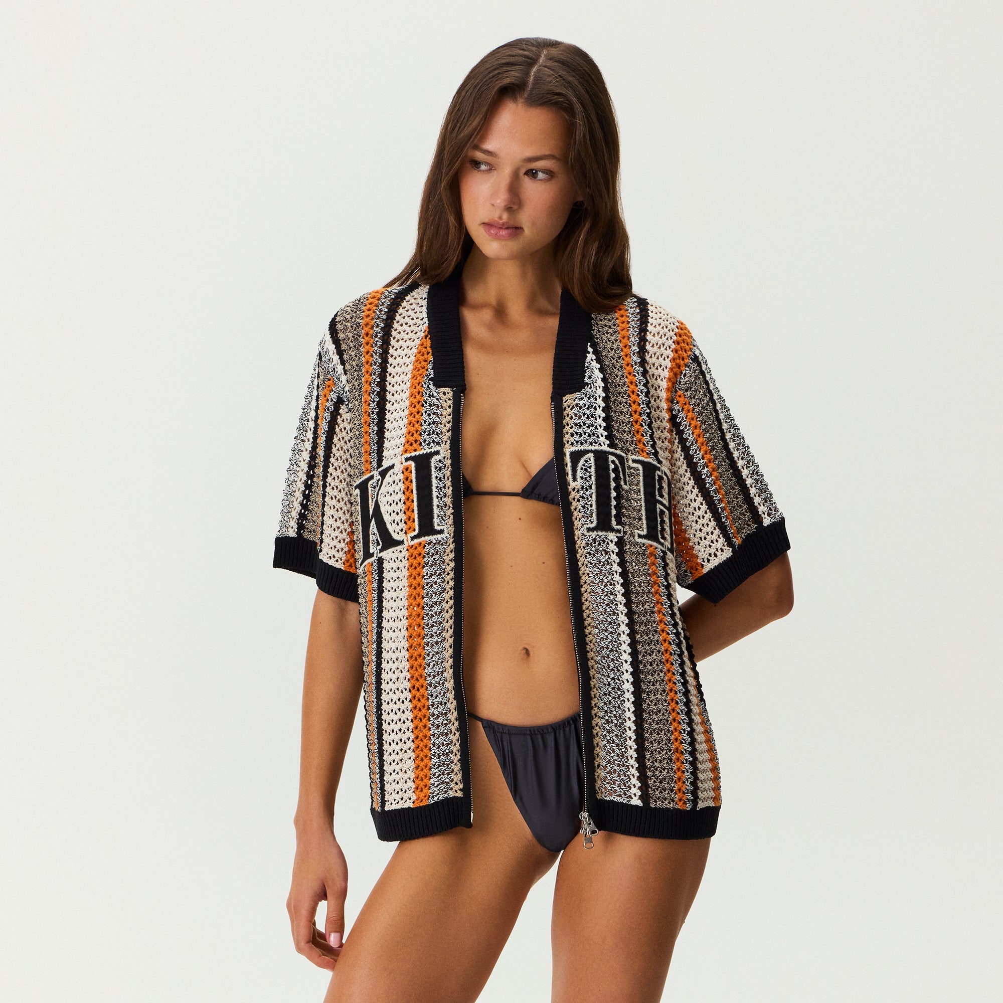 Kith Women Spencer III Crochet Zip Up Jersey - Ink – Kith Japan