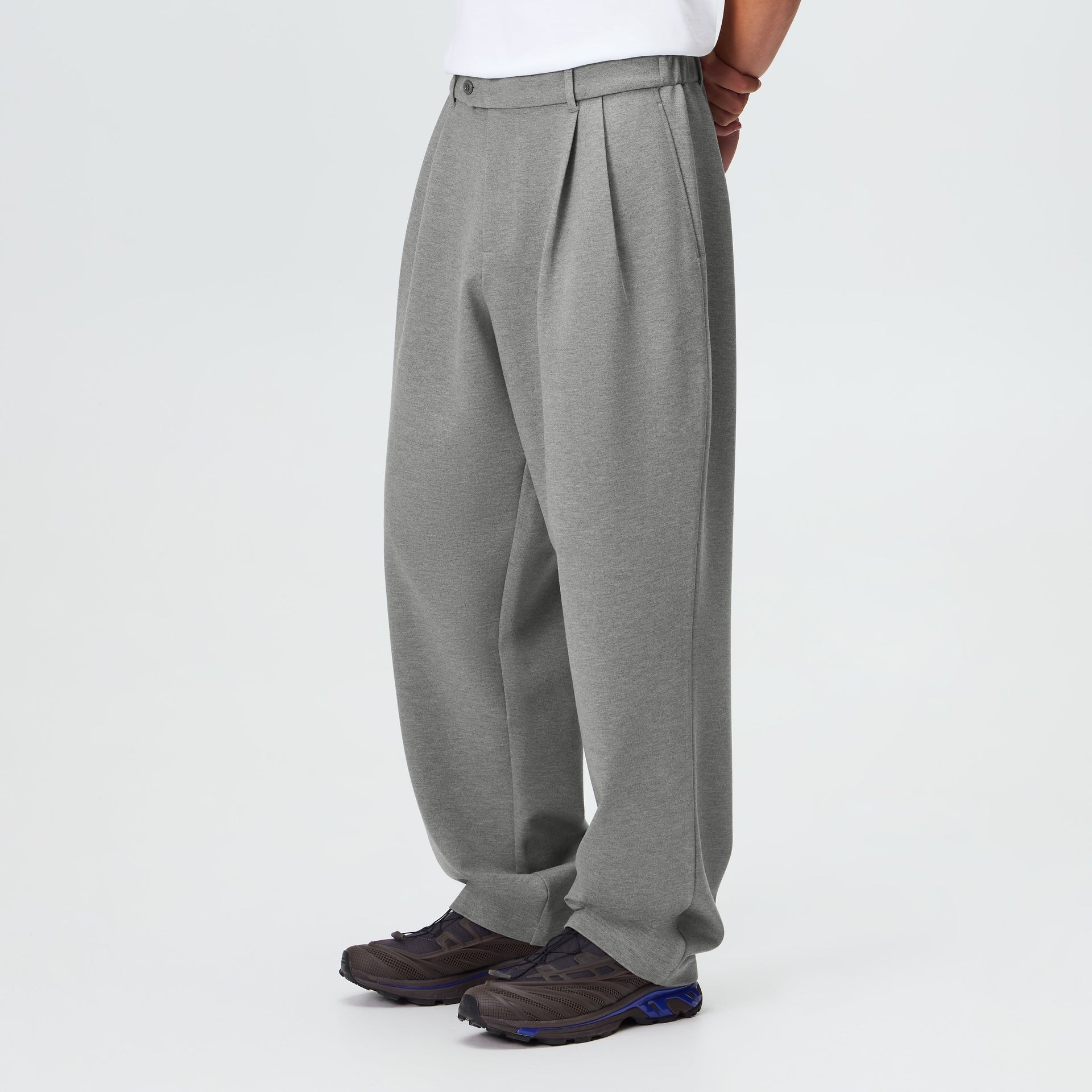 Kith Ponte Tyler Pant - Medium Heather Grey - PH
