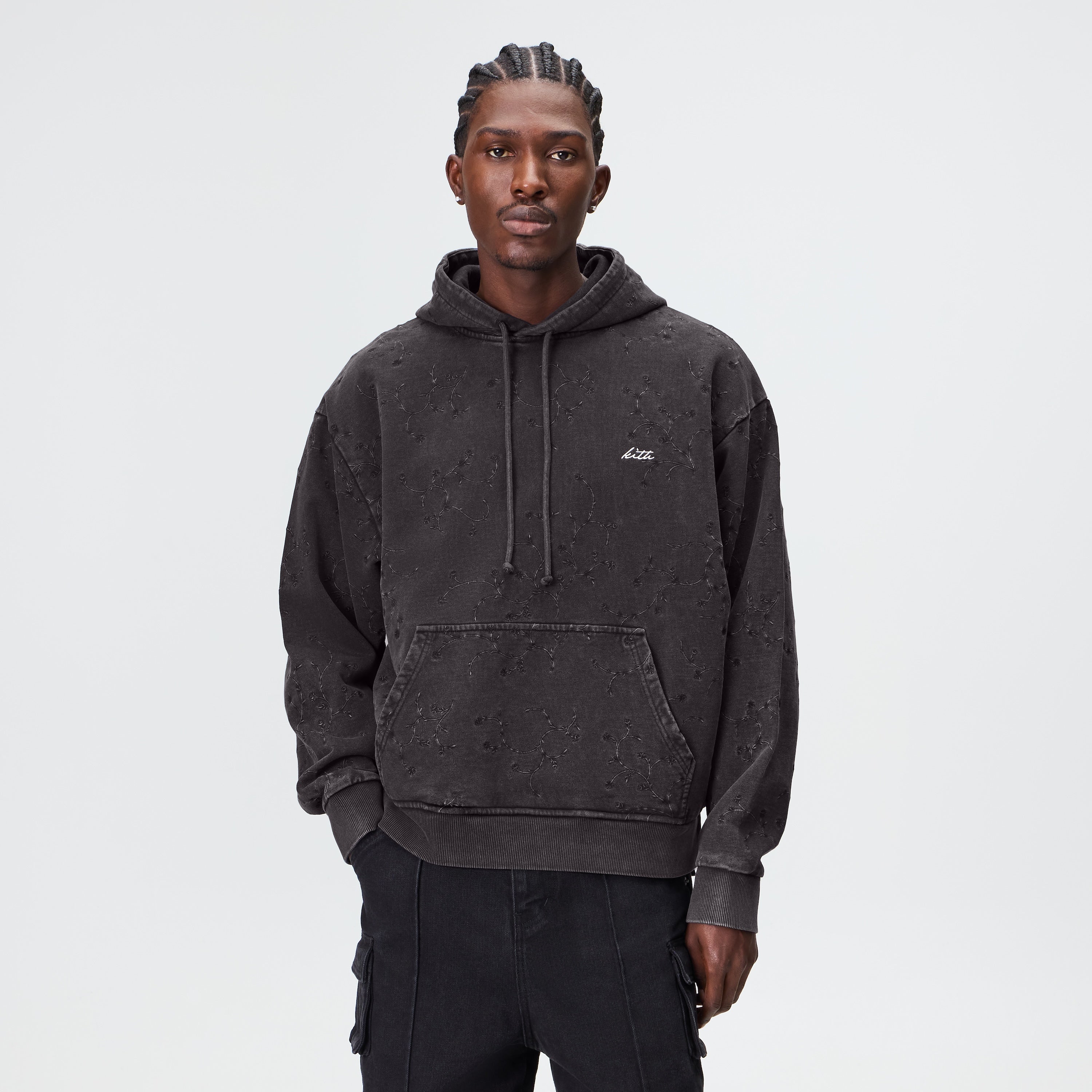Kith Rose Ivy Nelson Hoodie - Black – Kith Japan