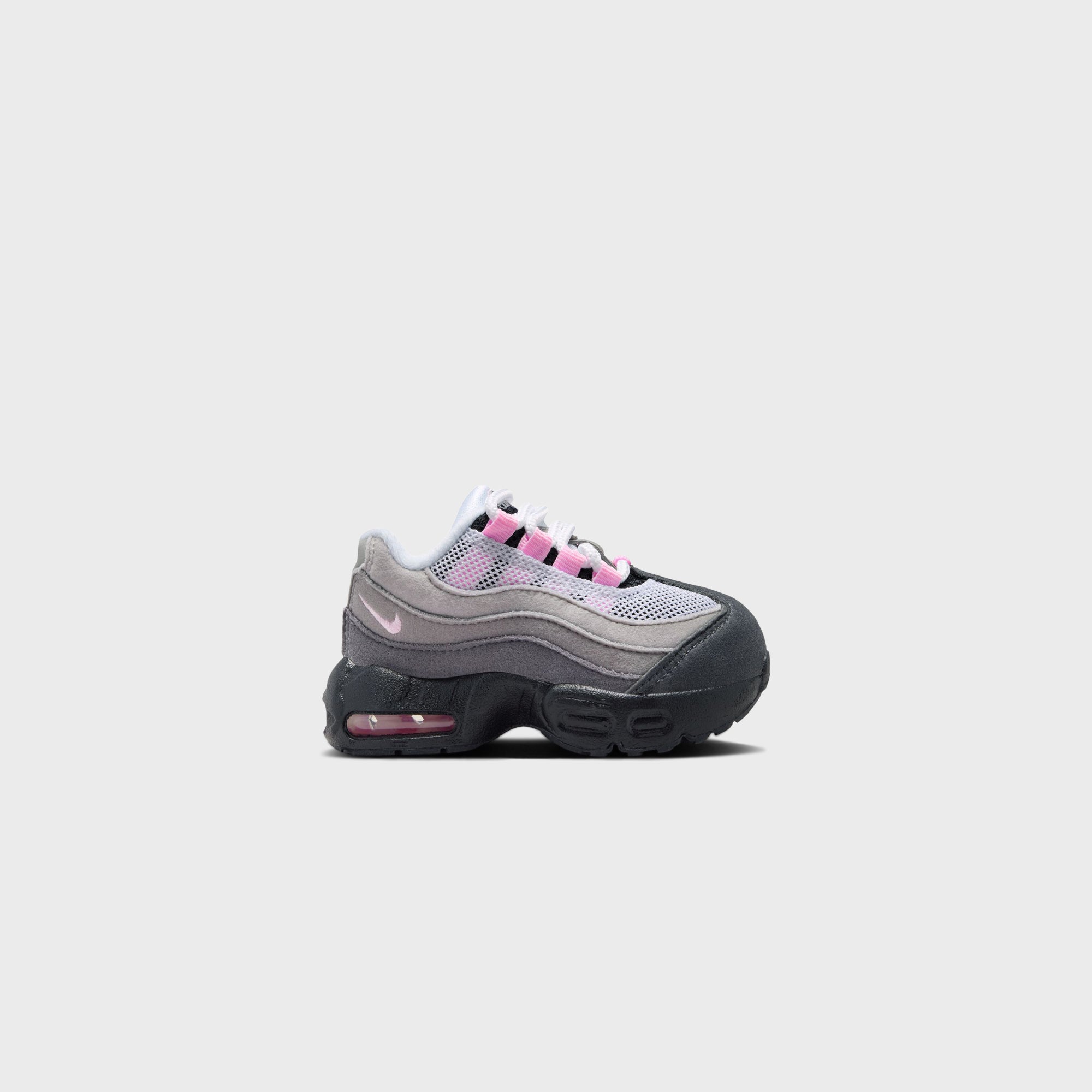 Nike TD Air Max 95 - Black / Pink Foam / White / Medium Grey
