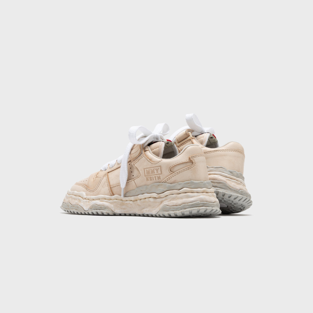 Mihara Yasuhiro Keith Overdyed Leather  - White