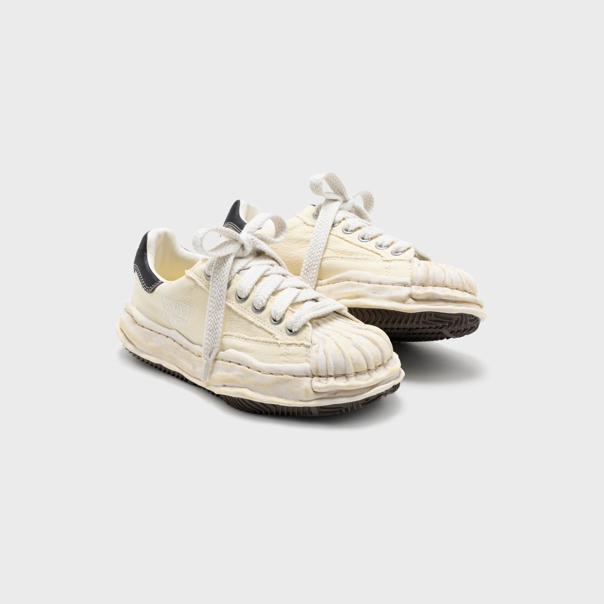 Mihara Yasuhiro Blakey Bleached Canvas - White