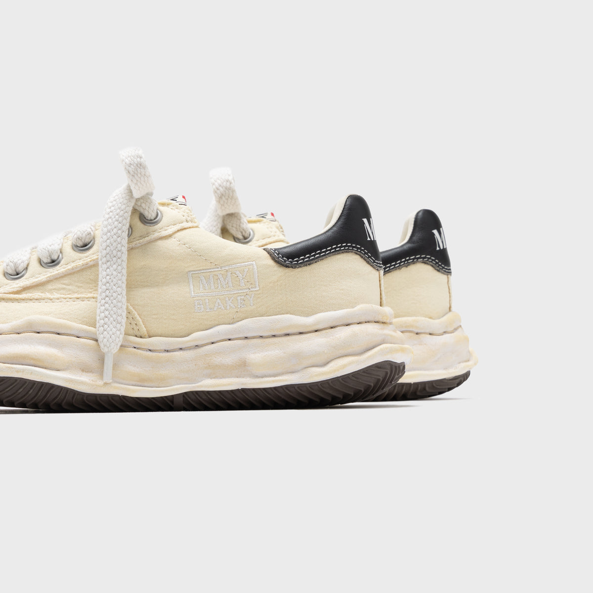 Mihara Yasuhiro Blakey Bleached Canvas - White