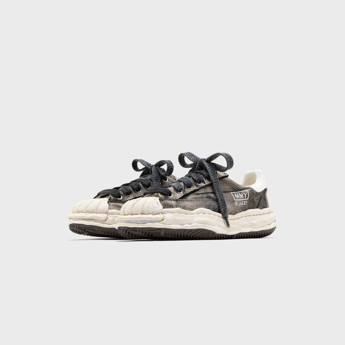 Mihara Yasuhiro Blakey Bleached Canvas - Black