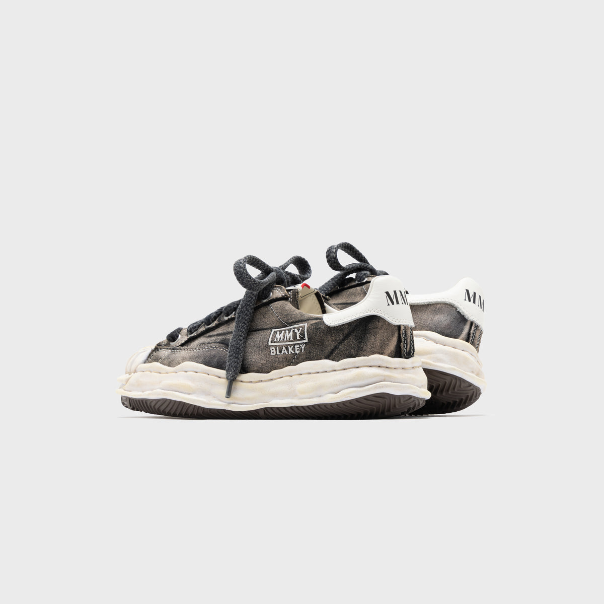 Mihara Yasuhiro Blakey Bleached Canvas - Black