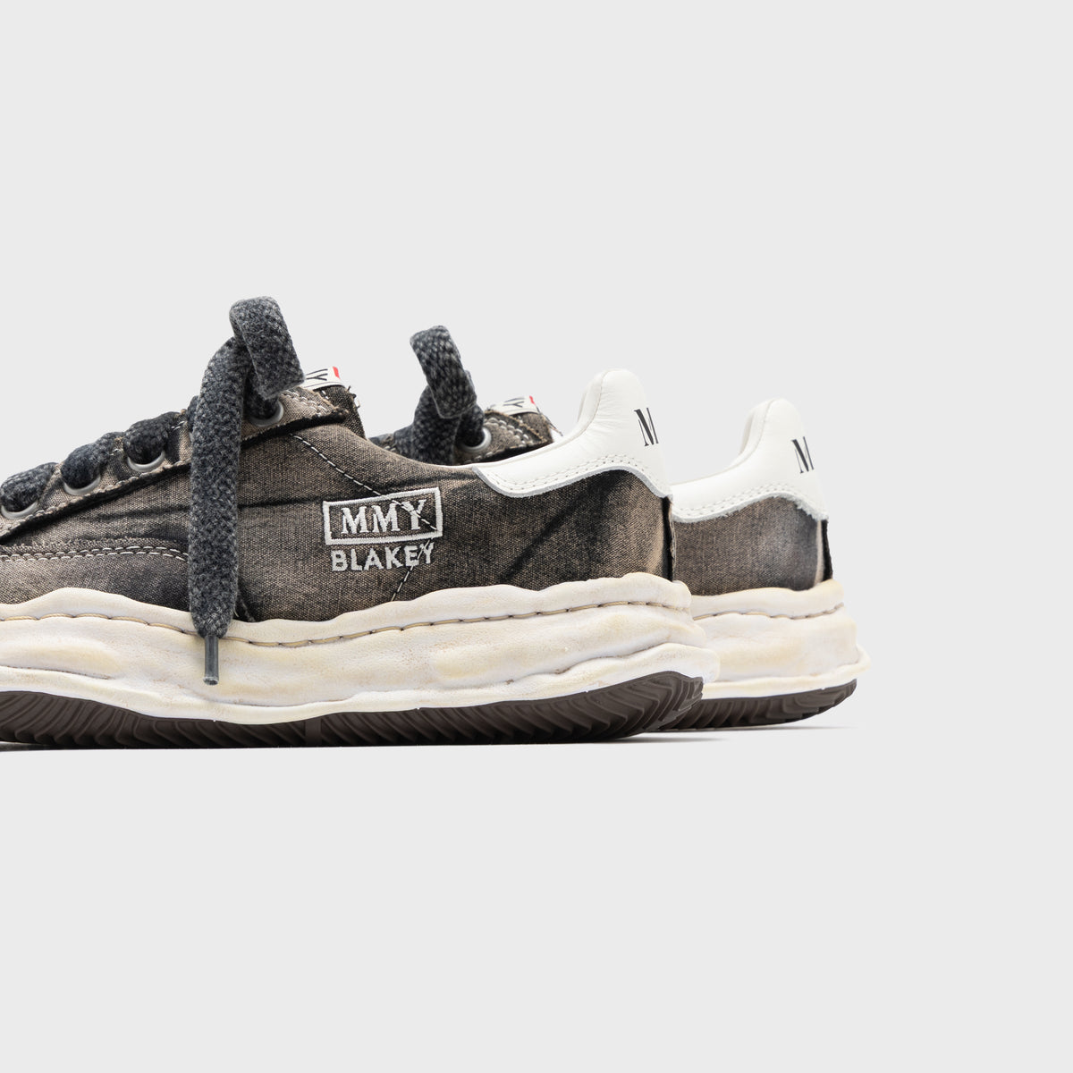 Mihara Yasuhiro Blakey Bleached Canvas - Black