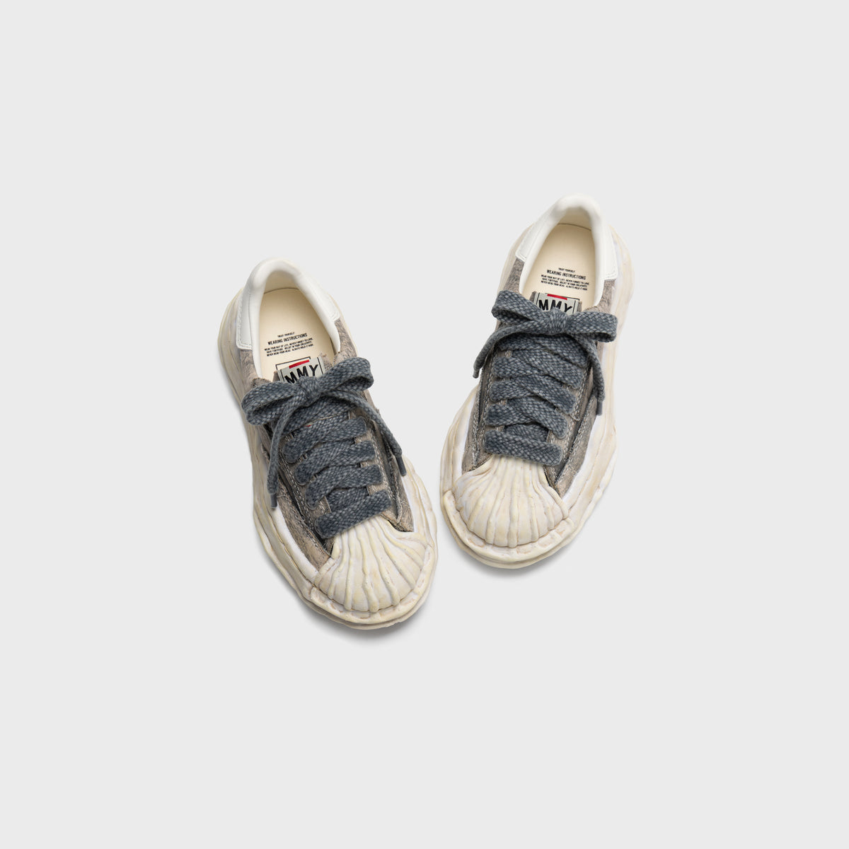 Mihara Yasuhiro Blakey Bleached Canvas - Grey