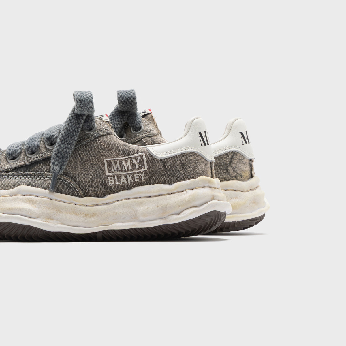 Mihara Yasuhiro Blakey Bleached Canvas - Grey