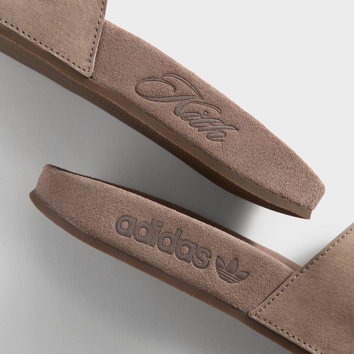 Kith Women Classics for adidas Originals Adilette - Chalky Brown