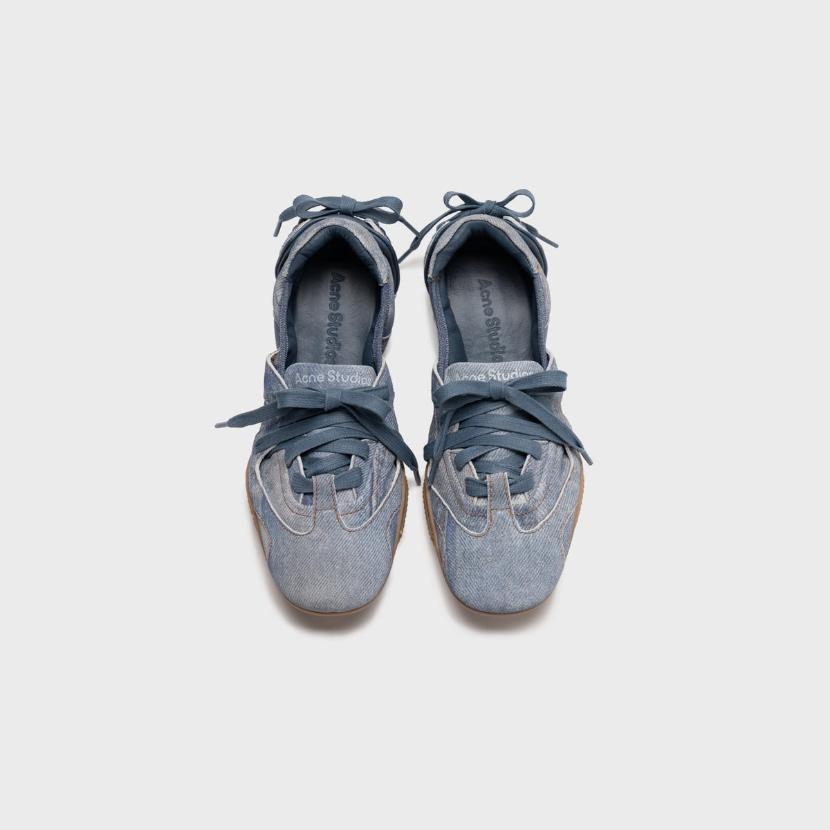Acne Studios WMNS Bilaria Print Denim - Light blue