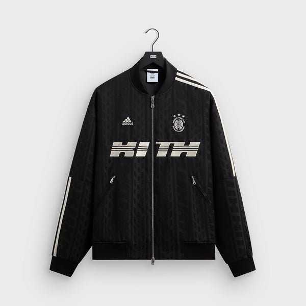 KITH adidasアイボリー ジャケット Kith & Messi for adidas Football Bomber Jacket - Black – Kith Japan