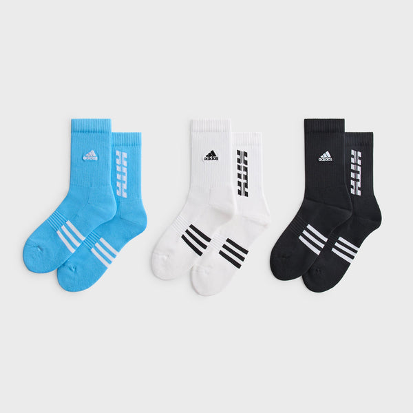 Kith for adidas Football Sock Pack 3足セット Kith & Messi for adidas Football 3-Pack Crew Socks - Multi - PH