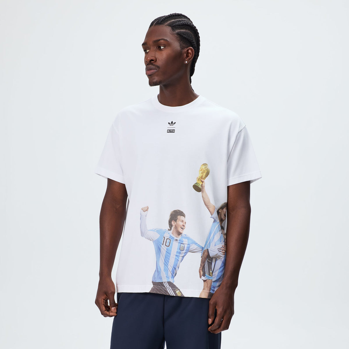 Kith & Messi for adidas Football World Cup Graphic Tee - White 