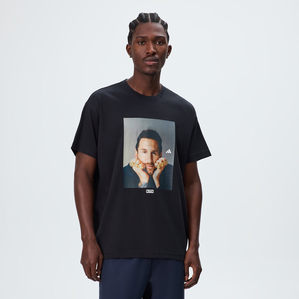 Kith & Messi for adidas Football Graphic Tee - Black – Kith Japan