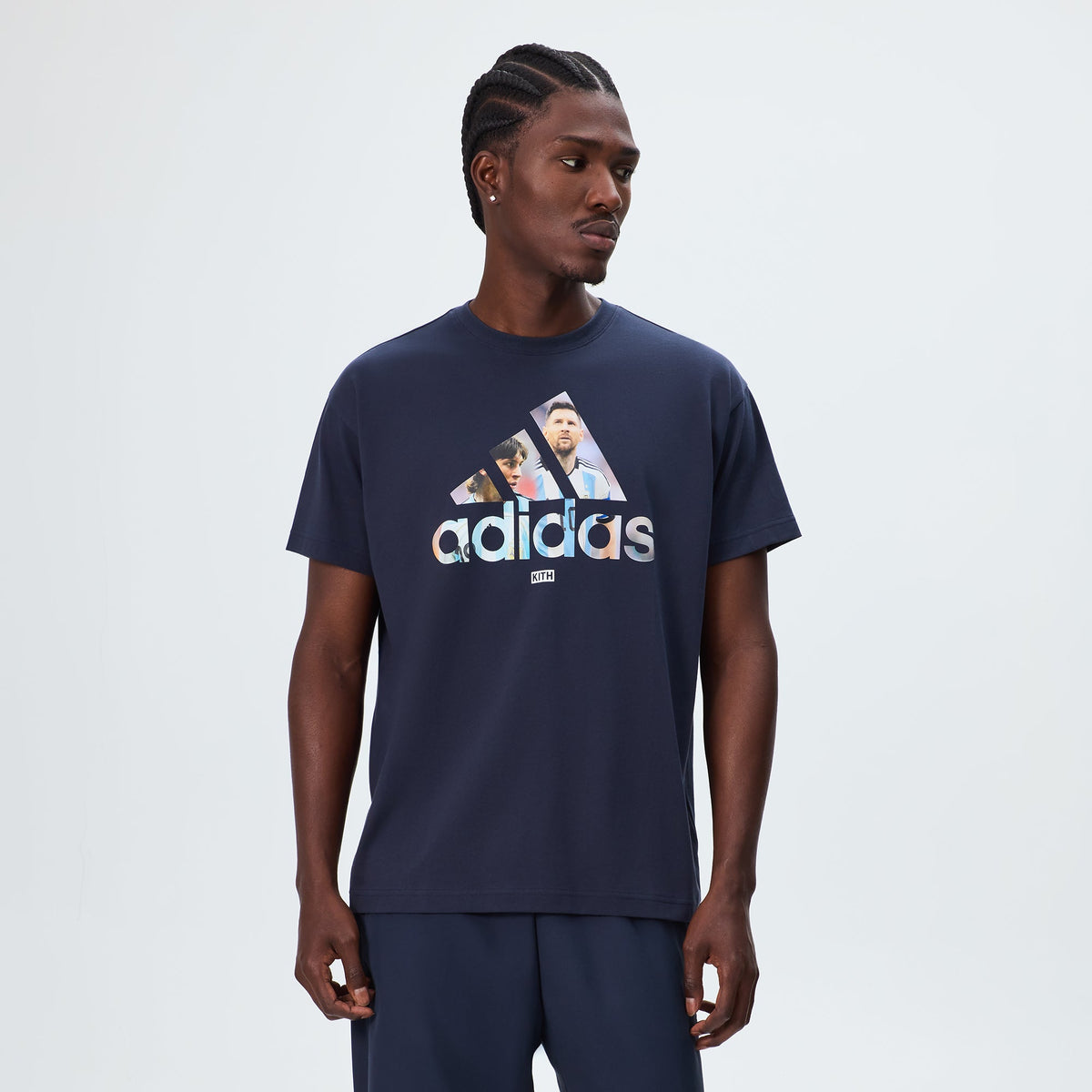 Kith & Messi for adidas Football Graphic Tee - Night Navy – Kith Japan
