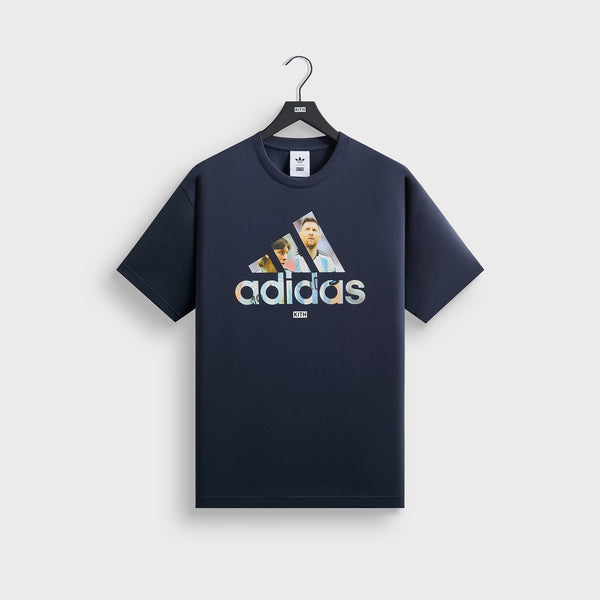 Kith & Messi for adidas Football Graphic Tee - Night Navy – Kith Japan