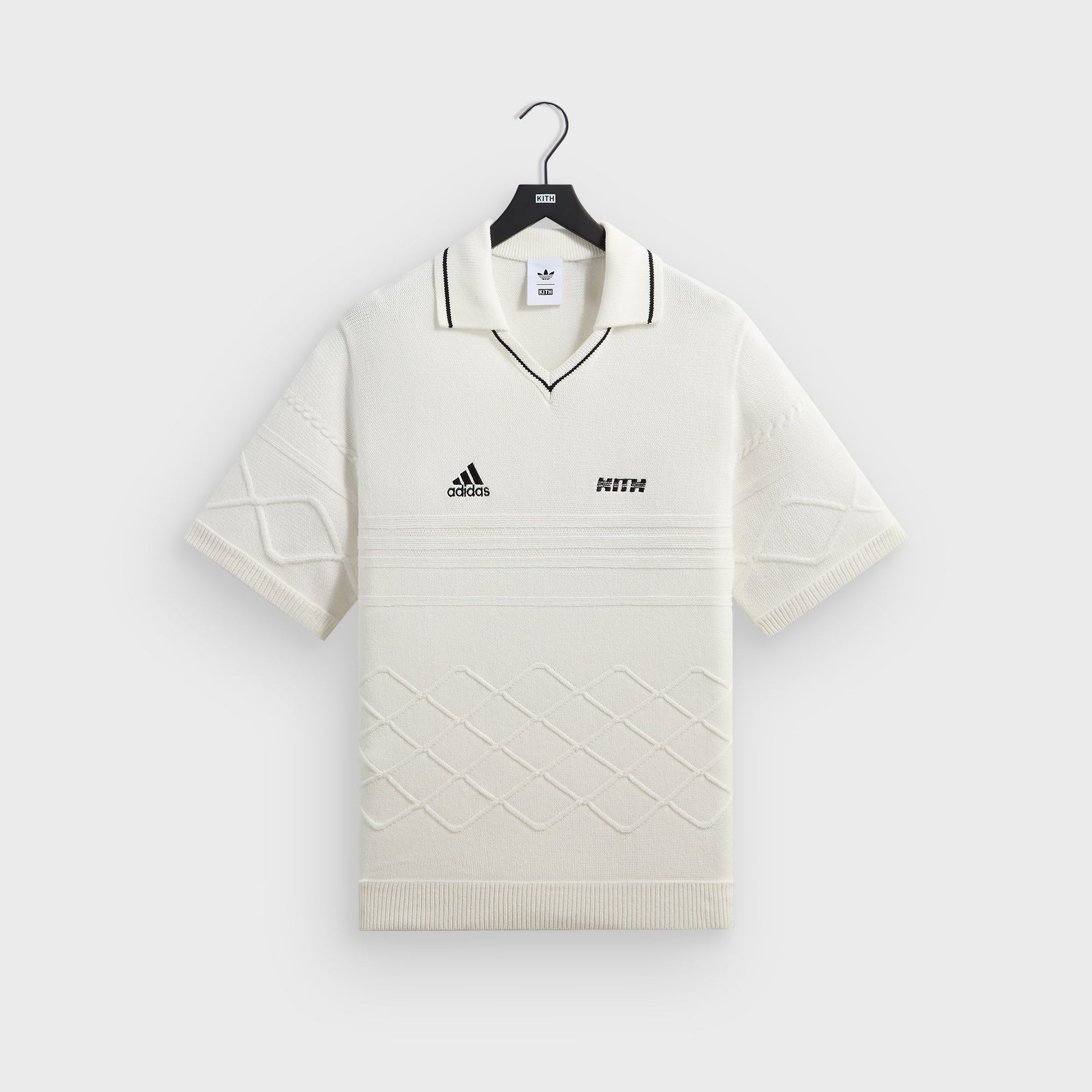 Kith & Messi for adidas Football Knit Polo - White