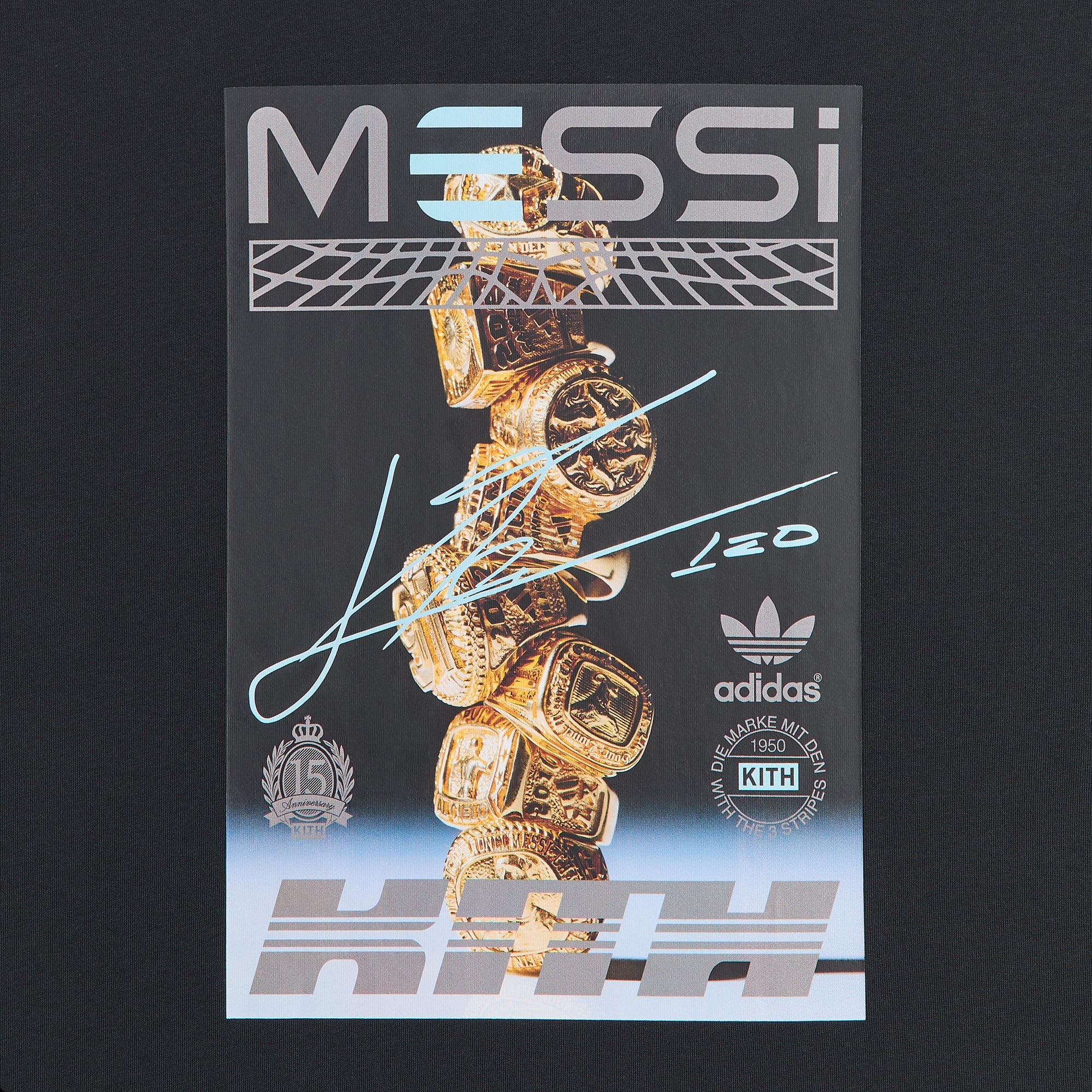 Kith & Messi for adidas Football Graphic Tee - Black – Kith Japan