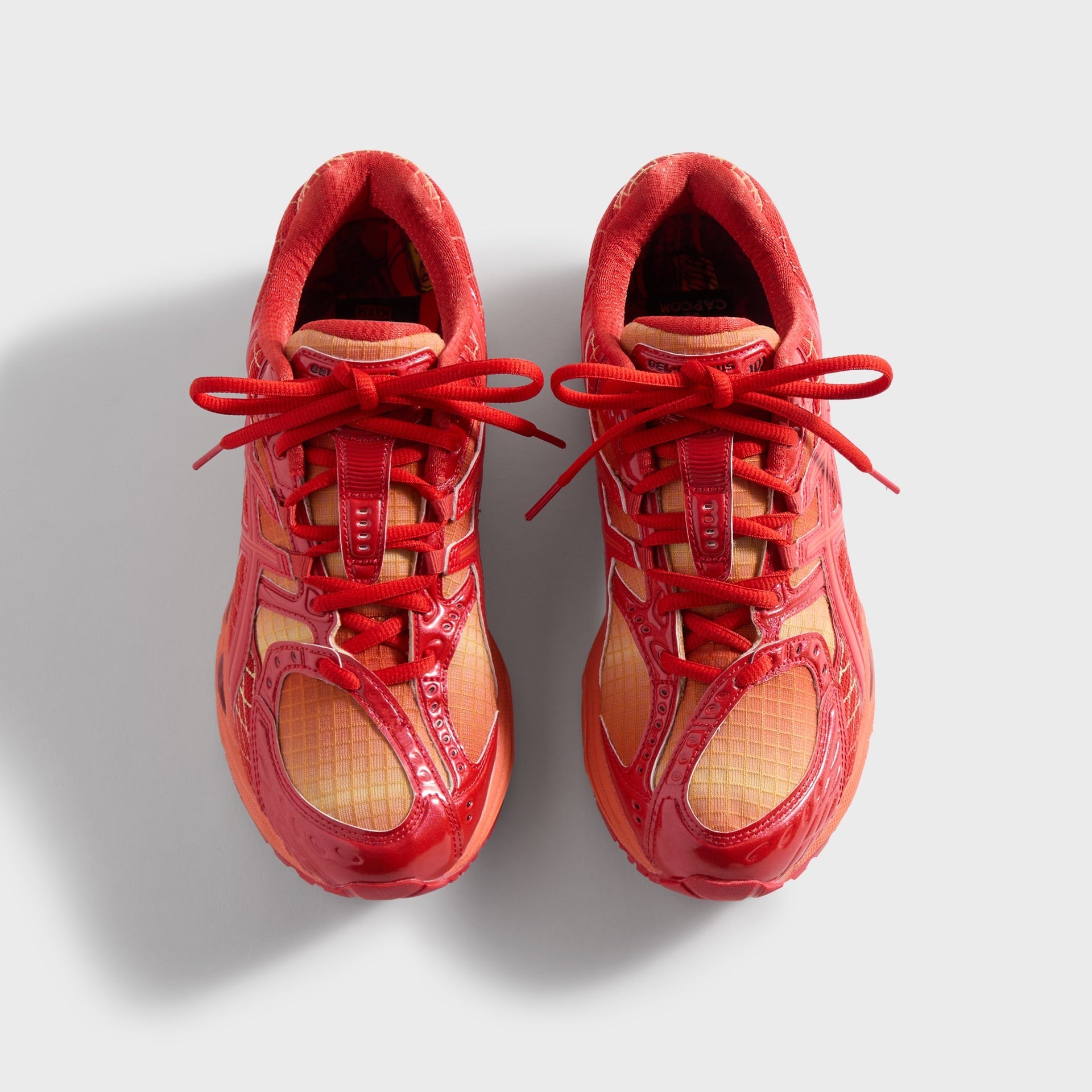 Marvel vs. Capcom | Kith for ASICS Gel-Nimbus 10.1 Iron Man vs. Mega Man Double Box - Italian Straw / Molten Lava / Mazarine Blue