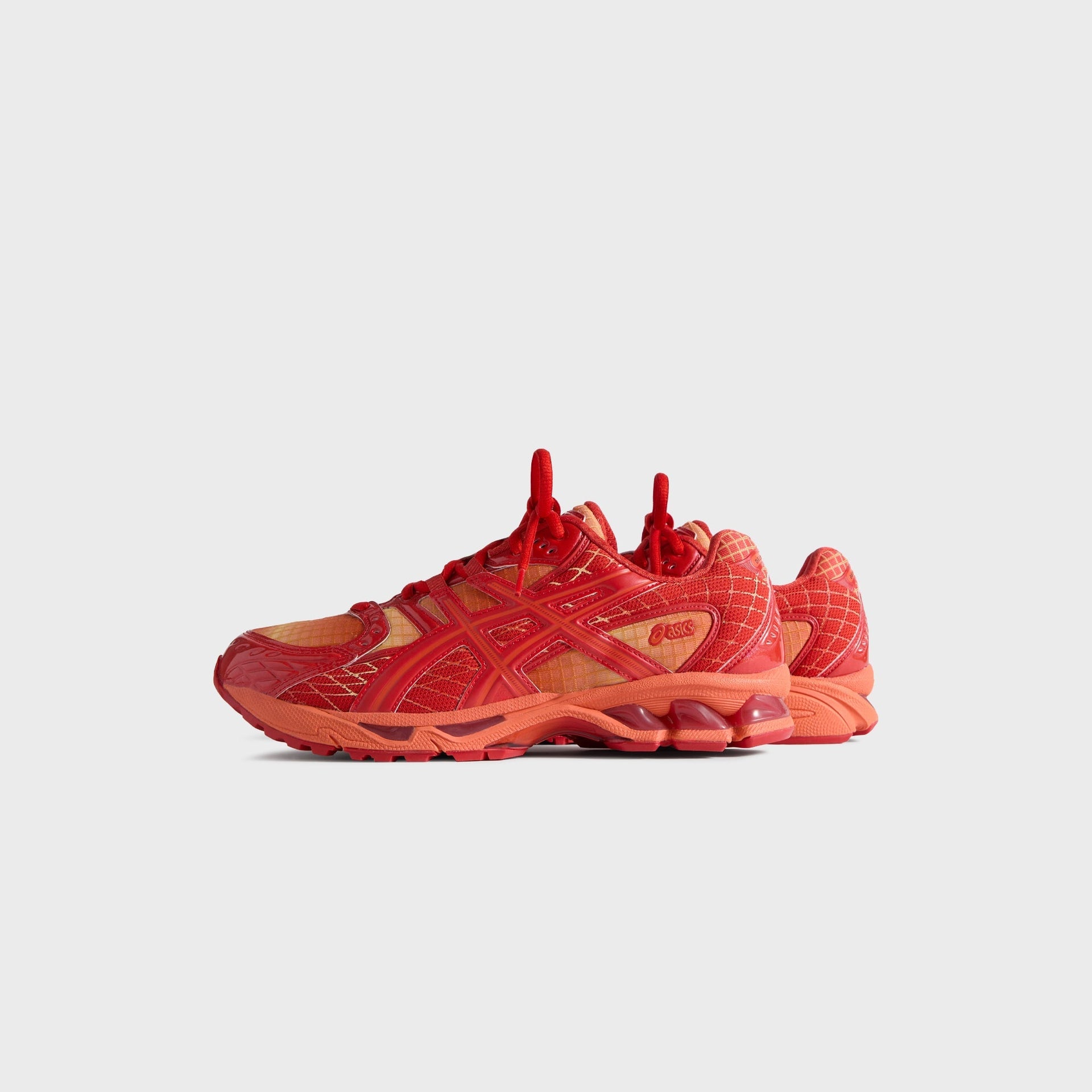 Marvel vs. Capcom | Kith for ASICS Gel-Nimbus 10.1 Iron Man vs. Mega Man Double Box - Italian Straw / Molten Lava / Mazarine Blue