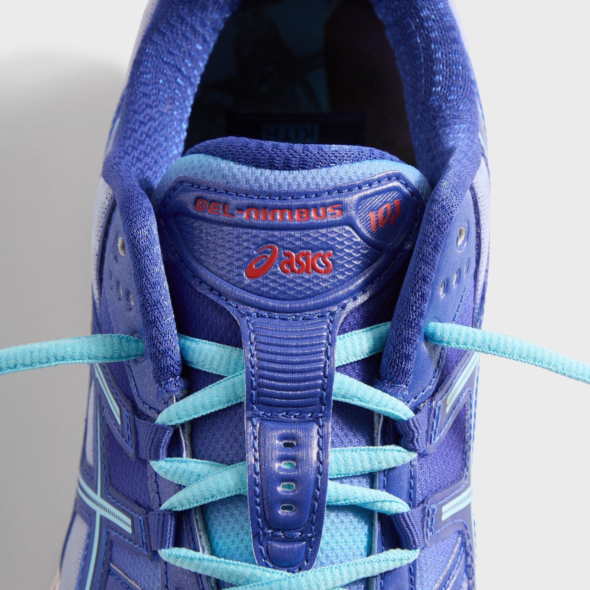 Marvel vs. Capcom | Kith for ASICS Gel-Nimbus 10.1 Iron Man vs. Mega Man Double Box - Italian Straw / Molten Lava / Mazarine Blue
