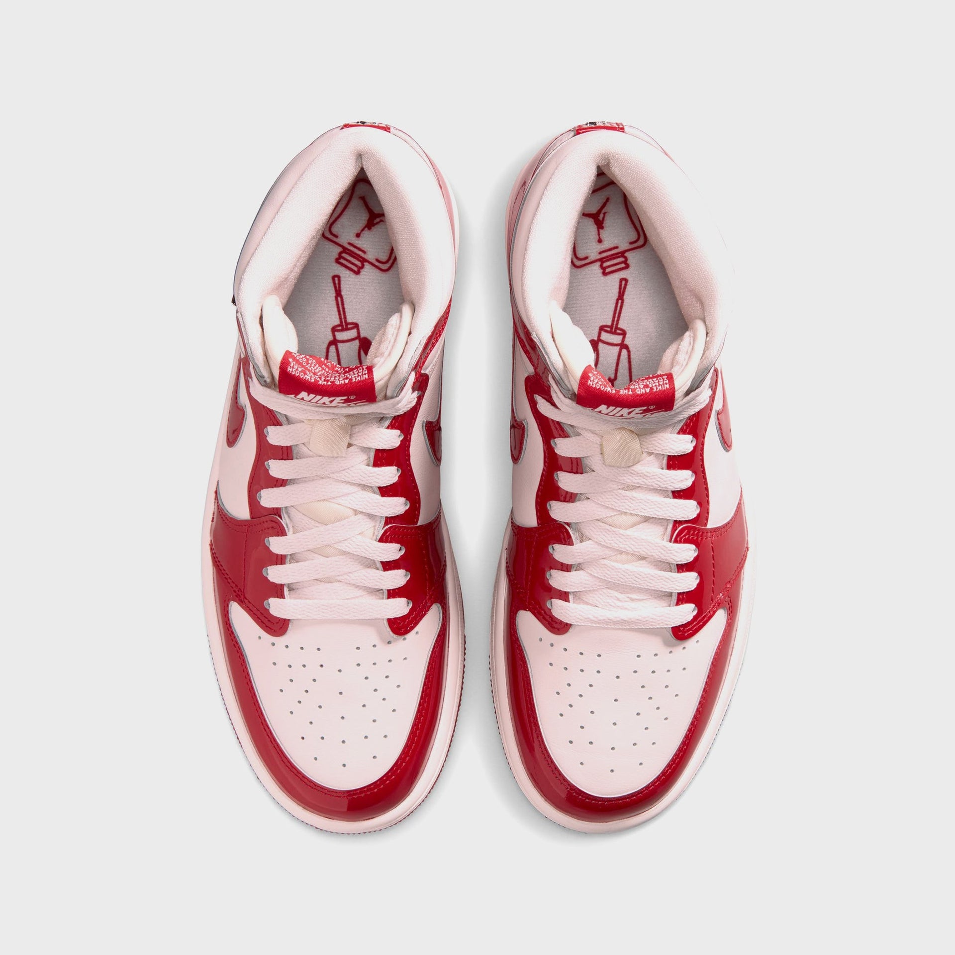 Jordan WMNS Air Jordan 1 High OG - University Red / Metallic Silver / Light Soft Pink