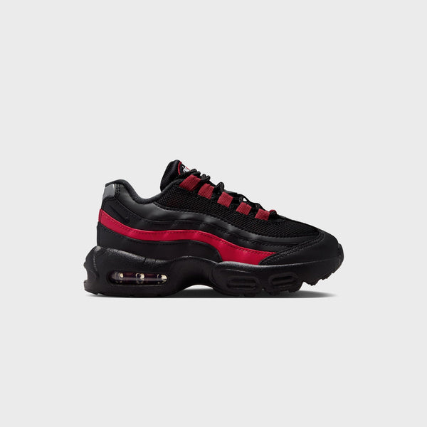 NIKE クッション 赤・黒2種類 Nike PS Air Max 95 Recraft - Black / Team Crimson / Wolf Grey