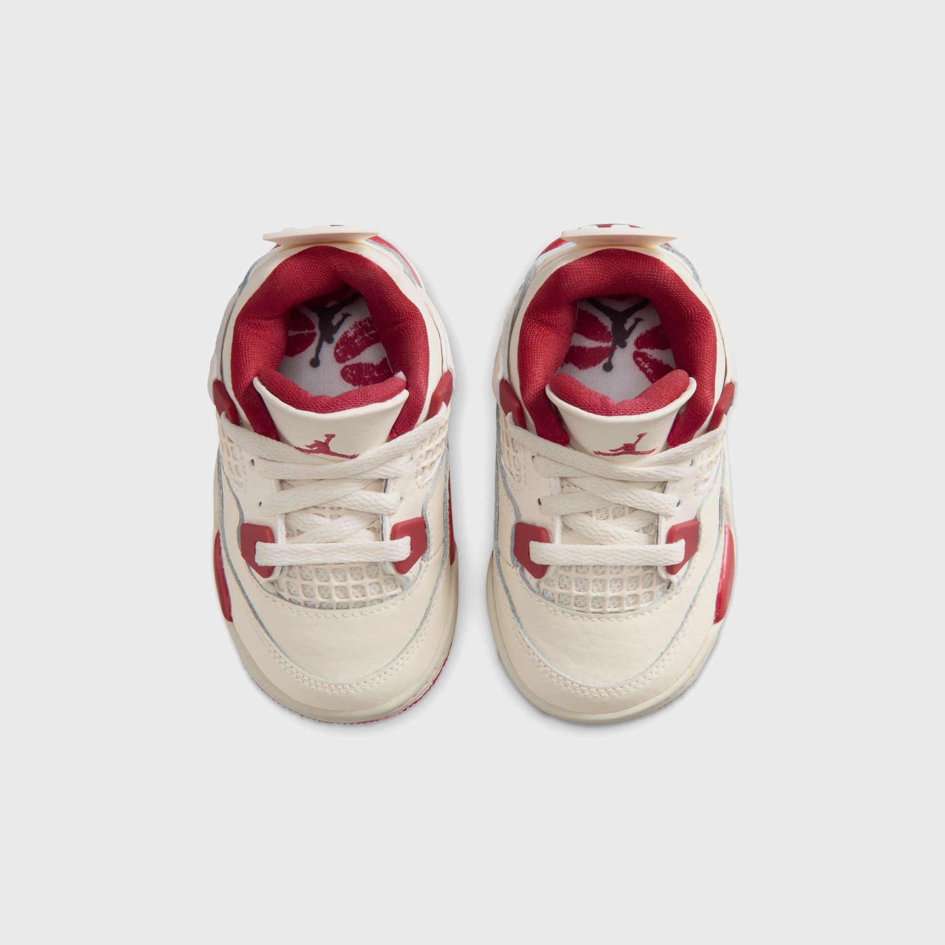 Jordan TD Air Jordan 4 Retro - Pale Ivory / Tough Red