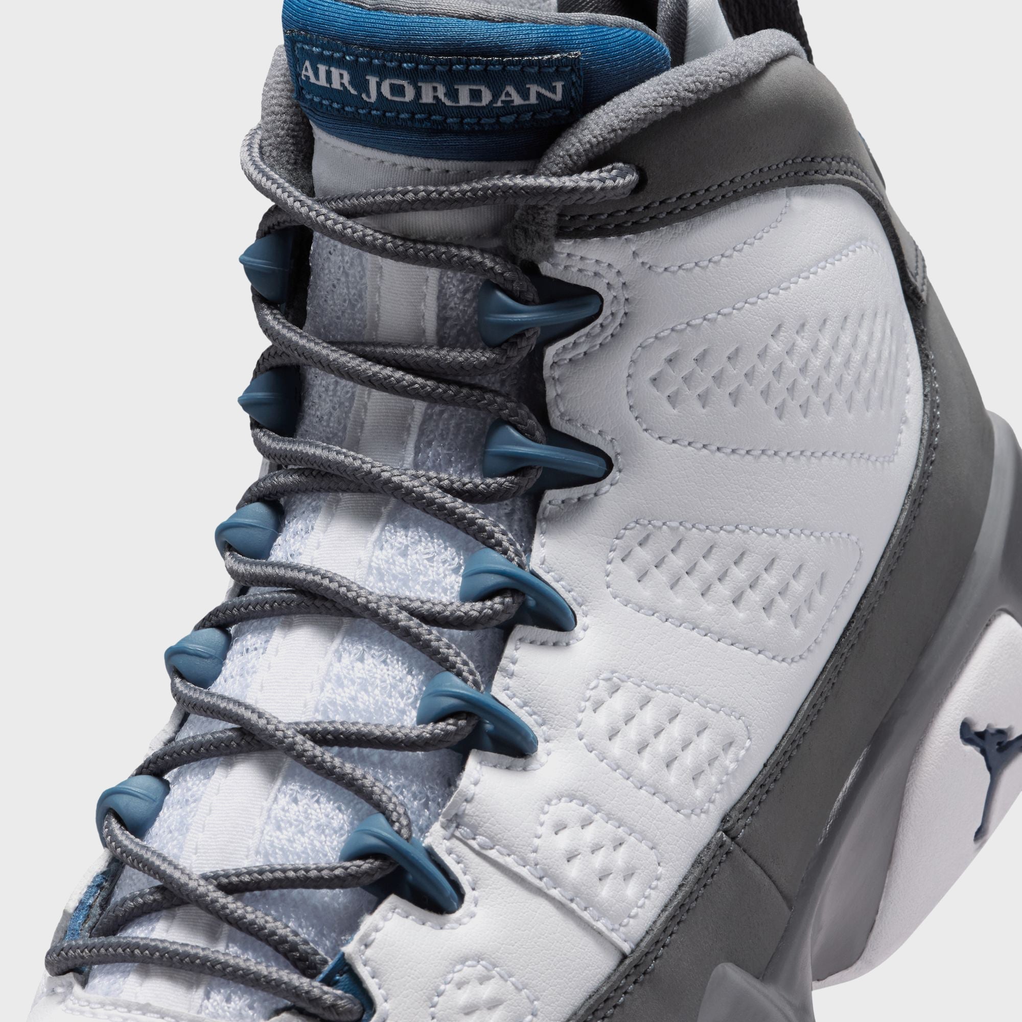エア ジョーダン Air Jordan 9 Retro Grey & Blue Jordan GS Air Jordan 9 Retro - White / French Blue / Flint Grey