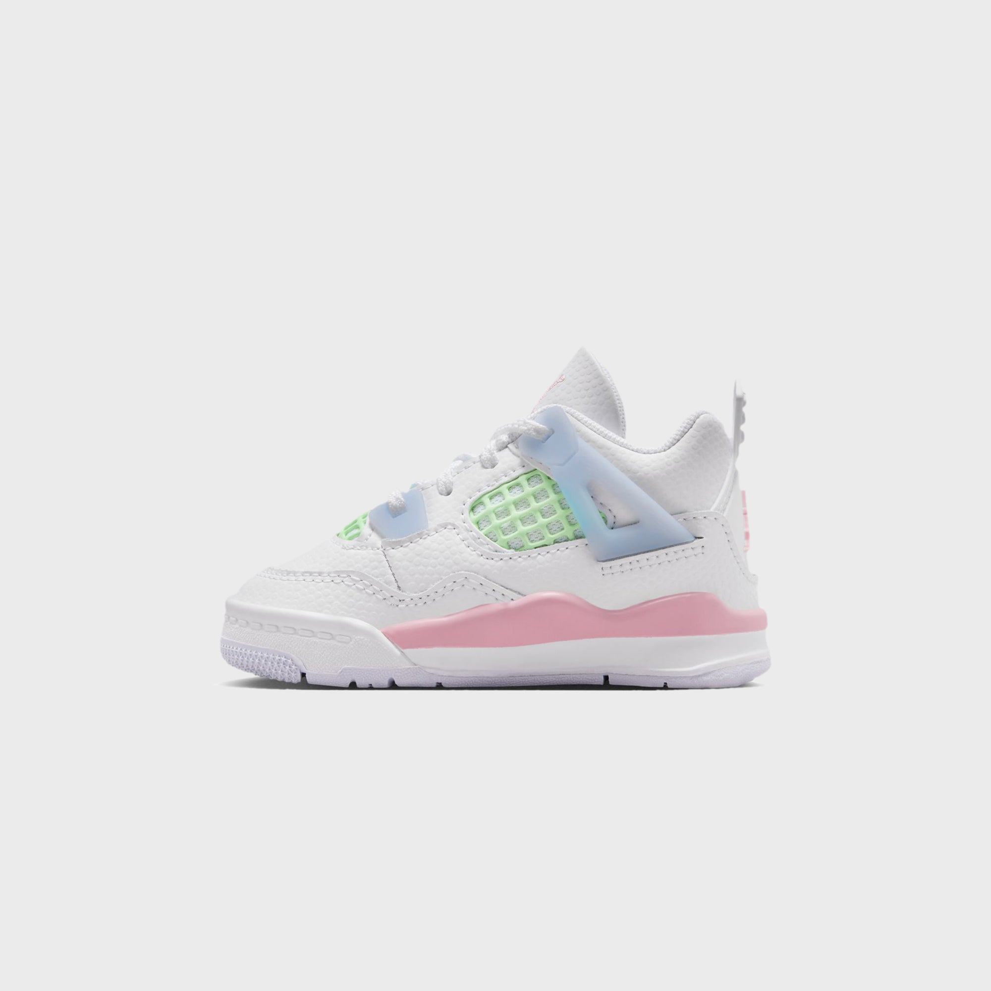 スニーカー Nike TD Air Jordan 4 Retro 16cm Nike TD Air Jordan 4 Retro - White / Half Blue / Vapor Green