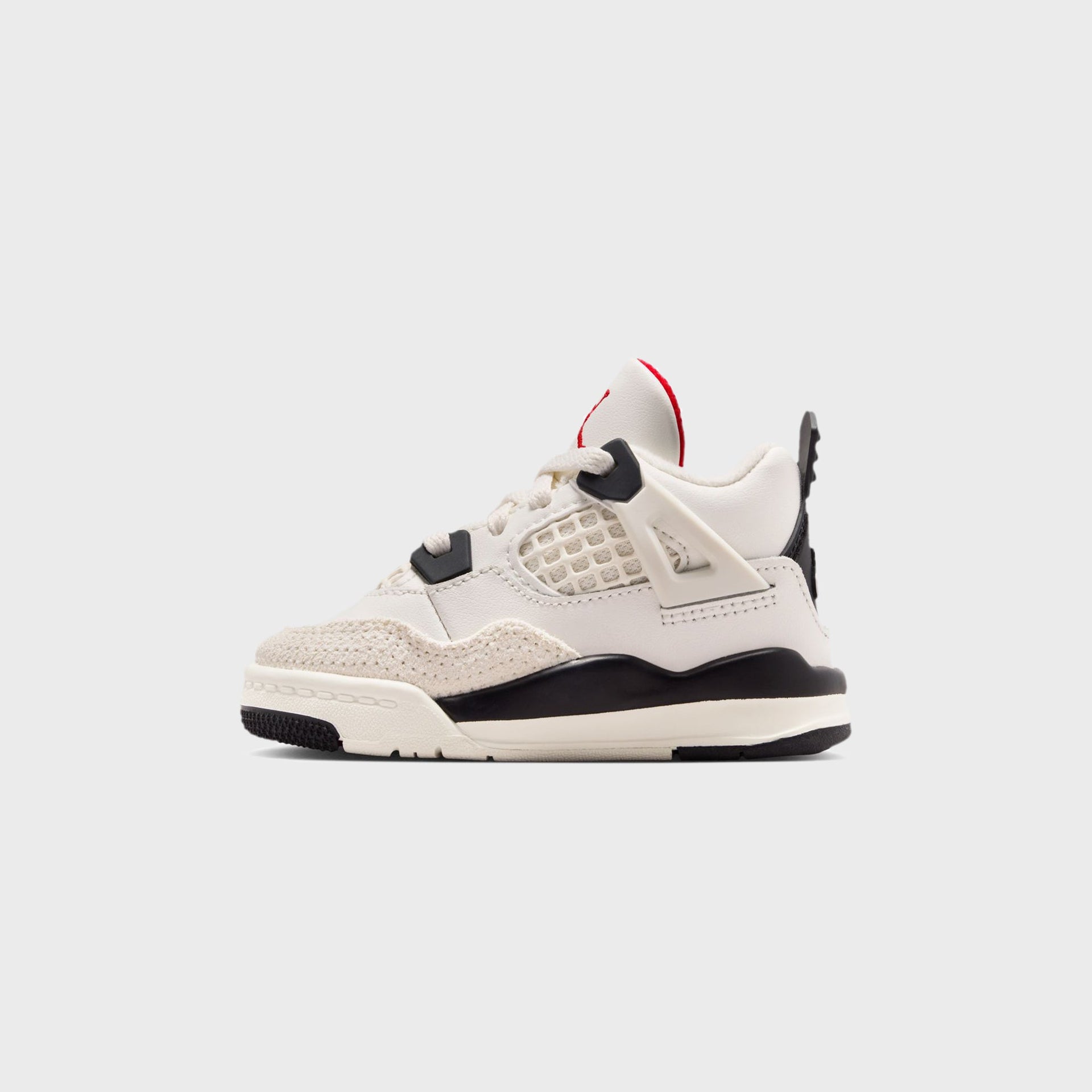 Nike TD Air Jordan 4 Retro OG - Sail / Black / University Red