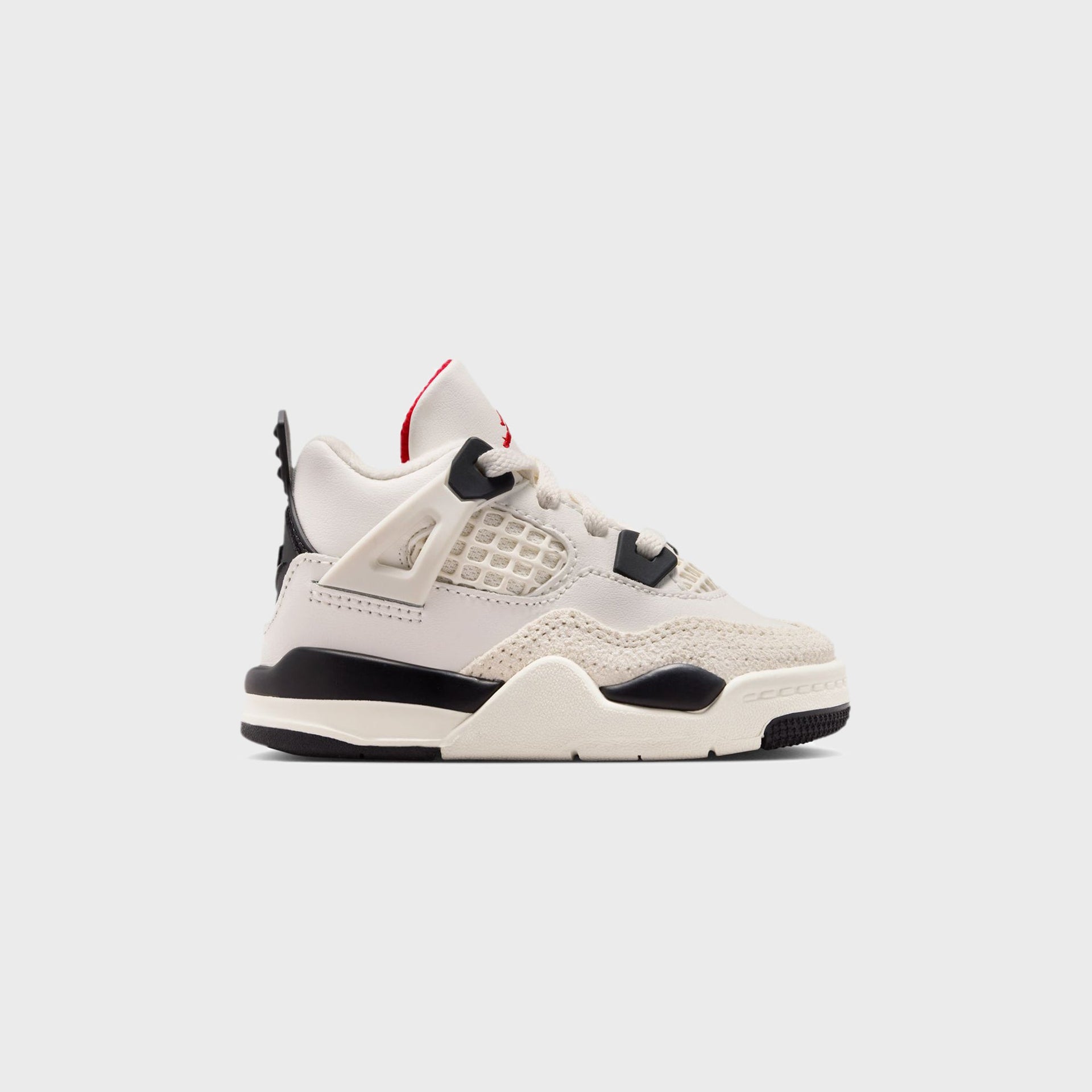 Nike TD Air Jordan 4 Retro OG - Sail / Black / University Red