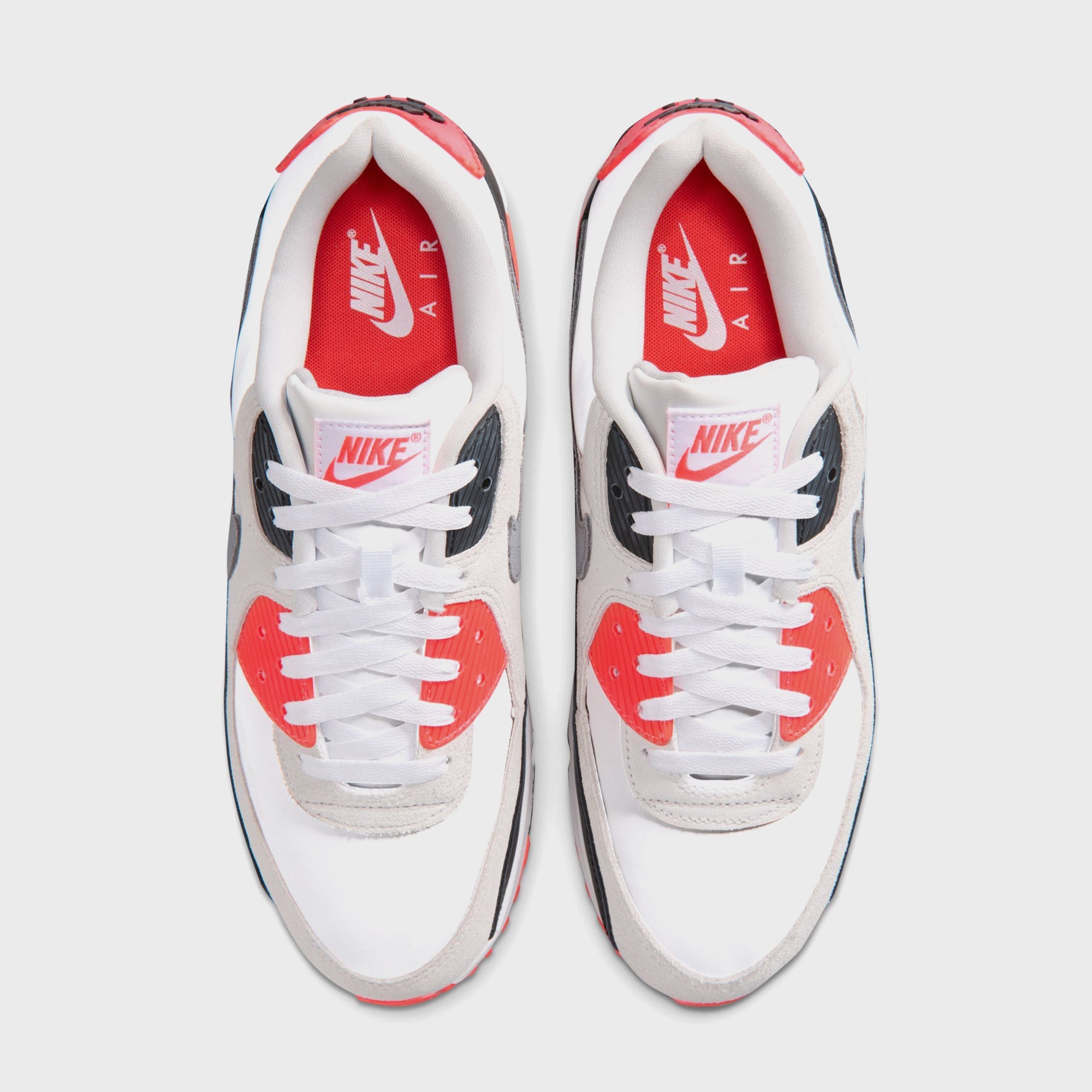 Nike Air Max 90 - White / Cement Grey / Infrared / Black – Kith Japan