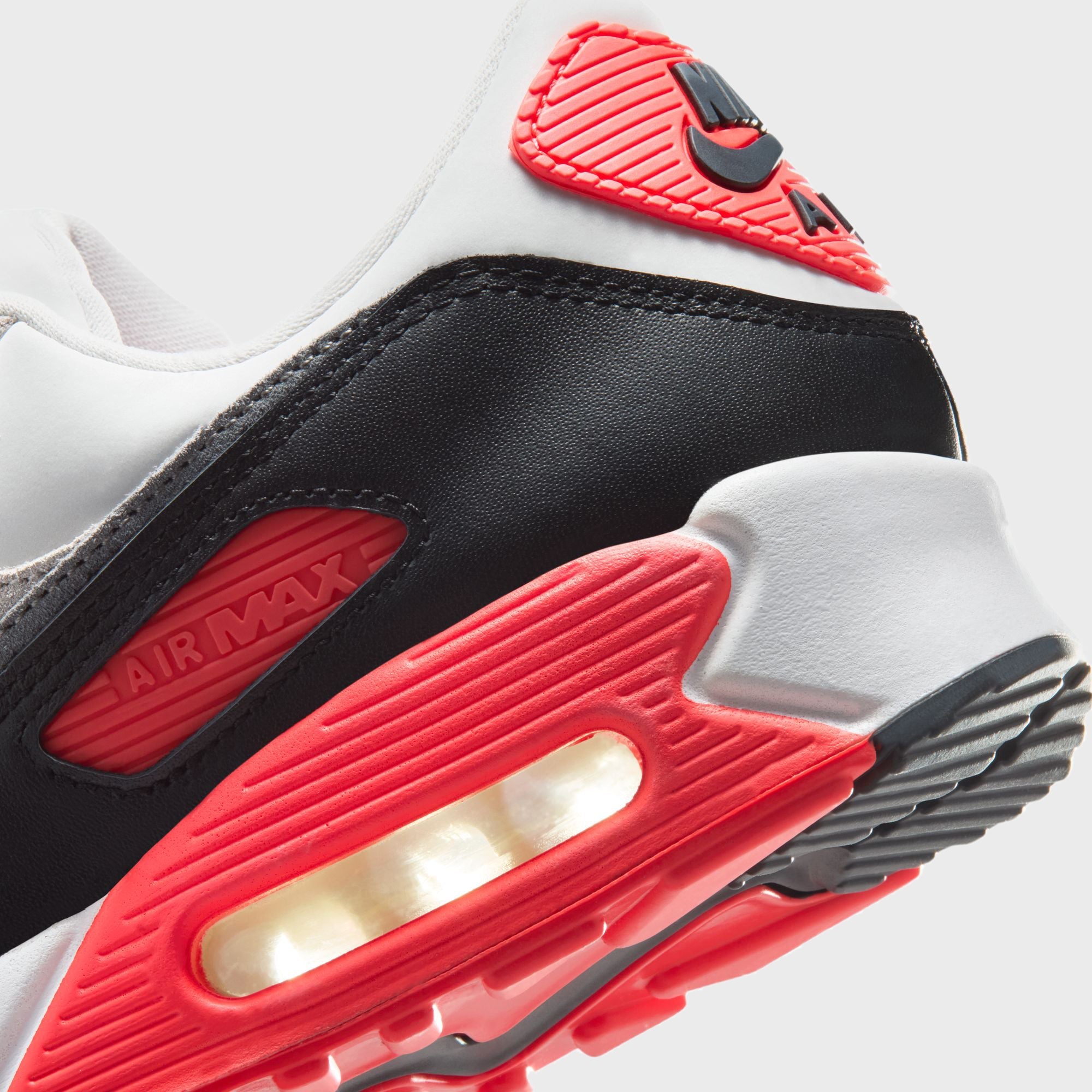 Nike Air Max 90 - White / Cement Grey / Infrared / Black – Kith Japan