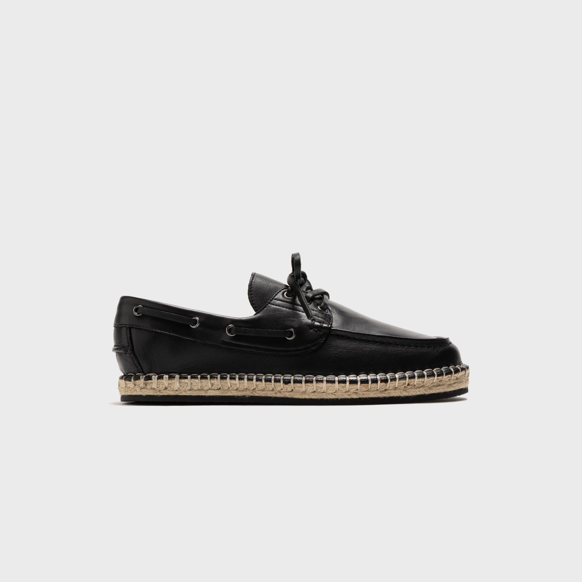 CAMINANDO 3-Eyelet Espadrille - Black