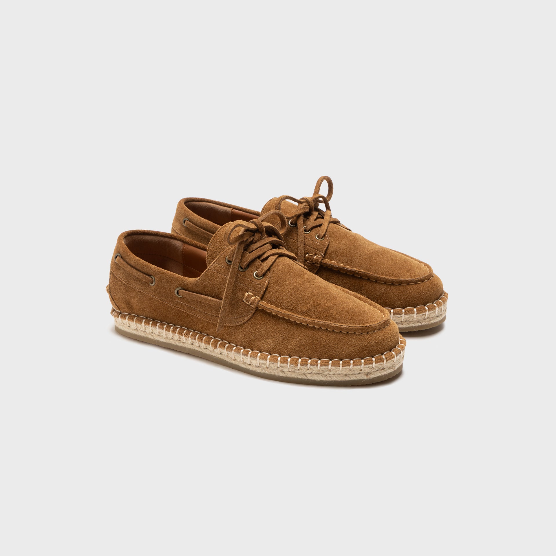 CAMINANDO 3-Eyelet Espadrille - Brown