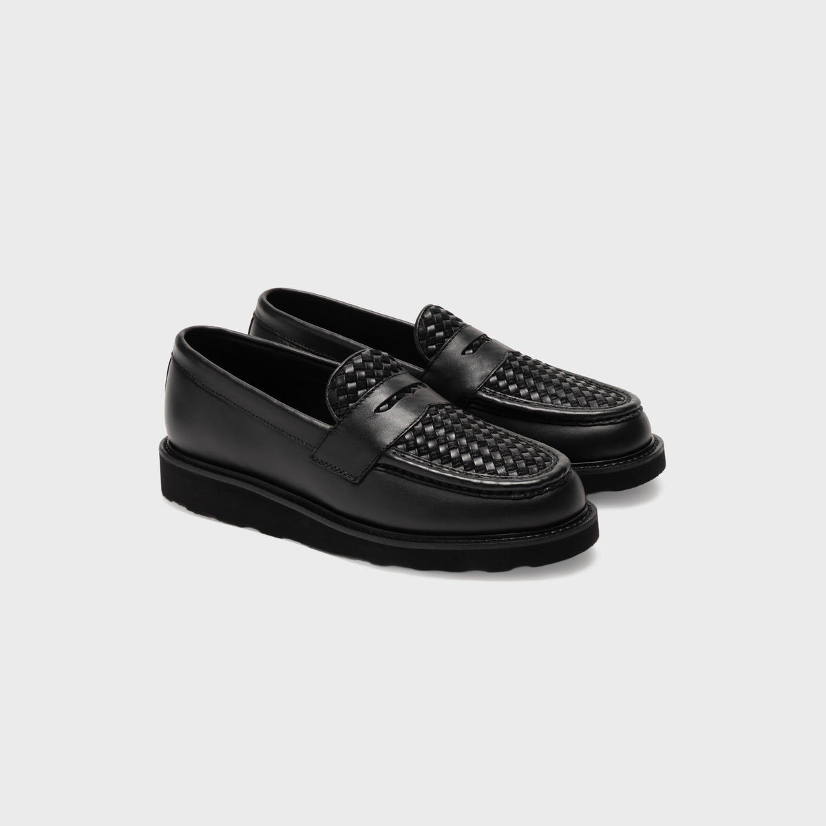 CAMINANDO Weaving Loafer - Black