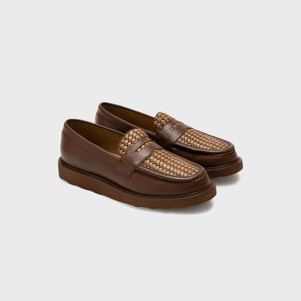 CAMINANDO Weaving Loafer - Brown
