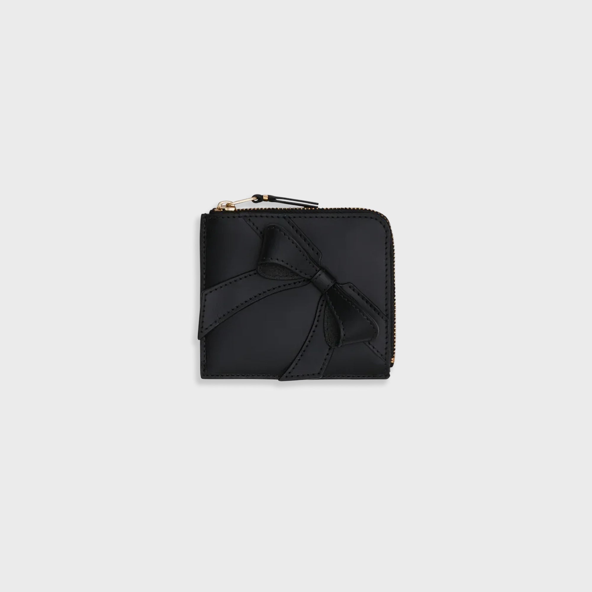 COMME DES GARCONS WALLET Big Bow Zip Wallet - Black – Kith Japan