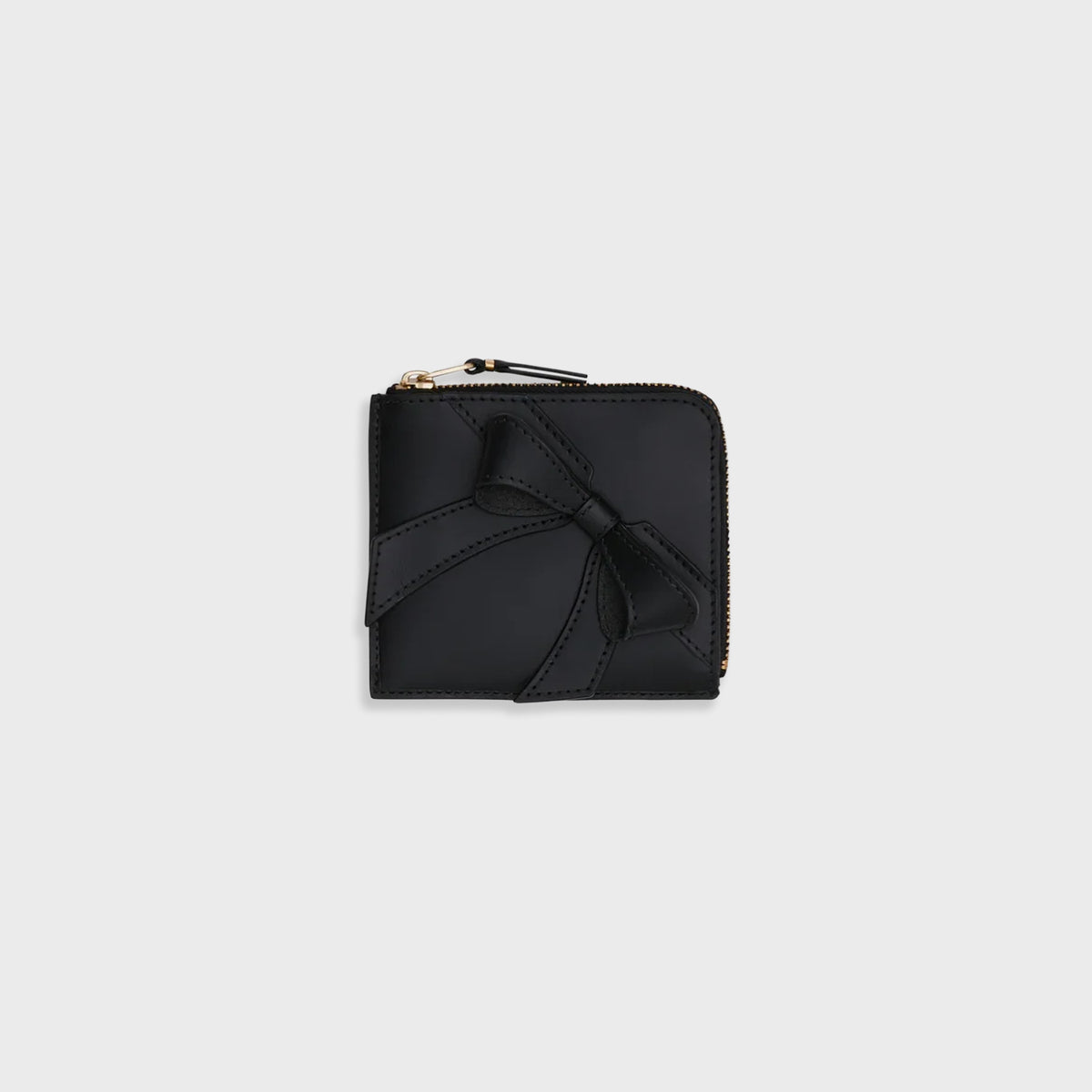 COMME DES GARCONS WALLET Big Bow Zip Wallet - Black