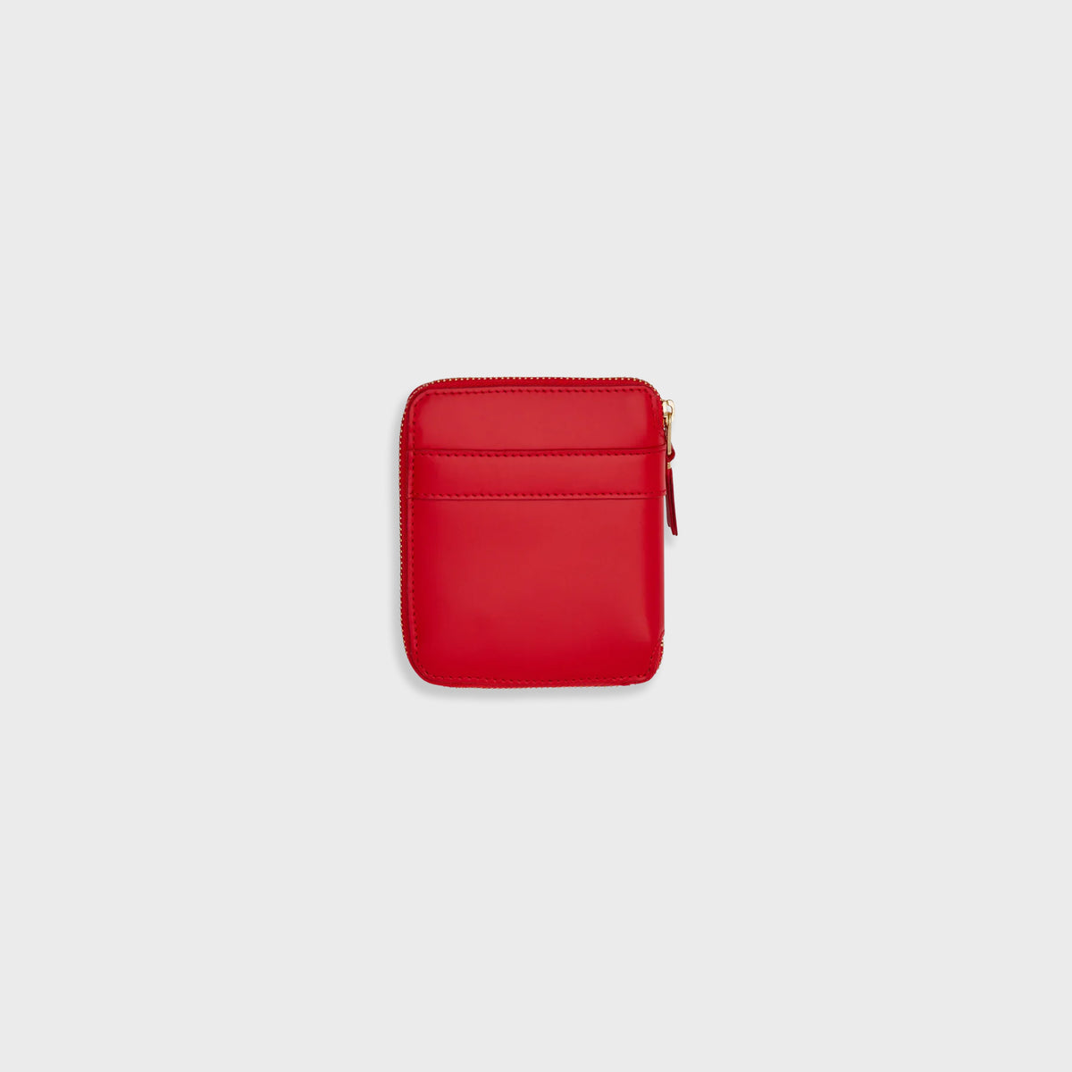 COMME DES GARCONS WALLET Big Bow Round Zip Wallet - Red