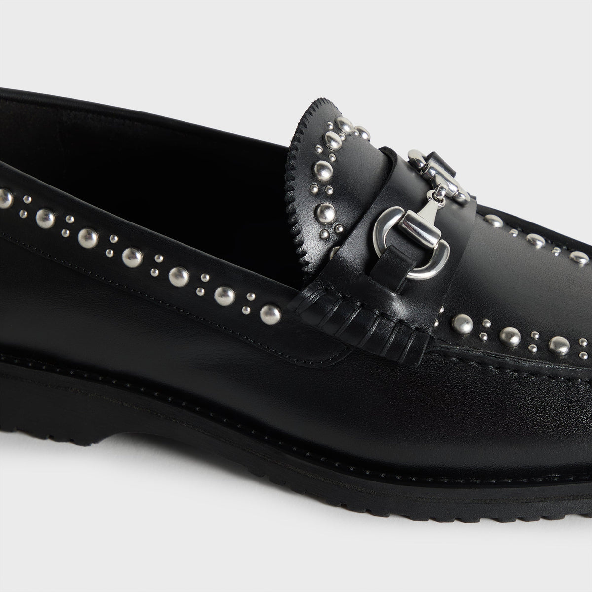 8th St by Ronnie Fieg for Clarks Originals Studded Bristol Loafer - Black