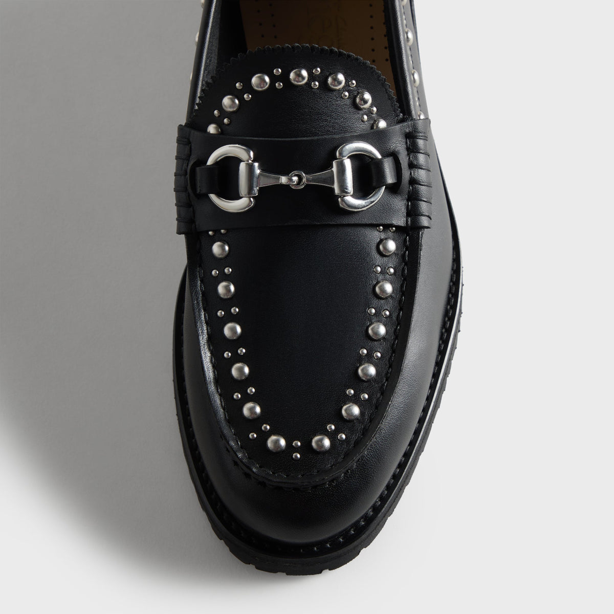 8th St by Ronnie Fieg for Clarks Originals Studded Bristol Loafer - Black